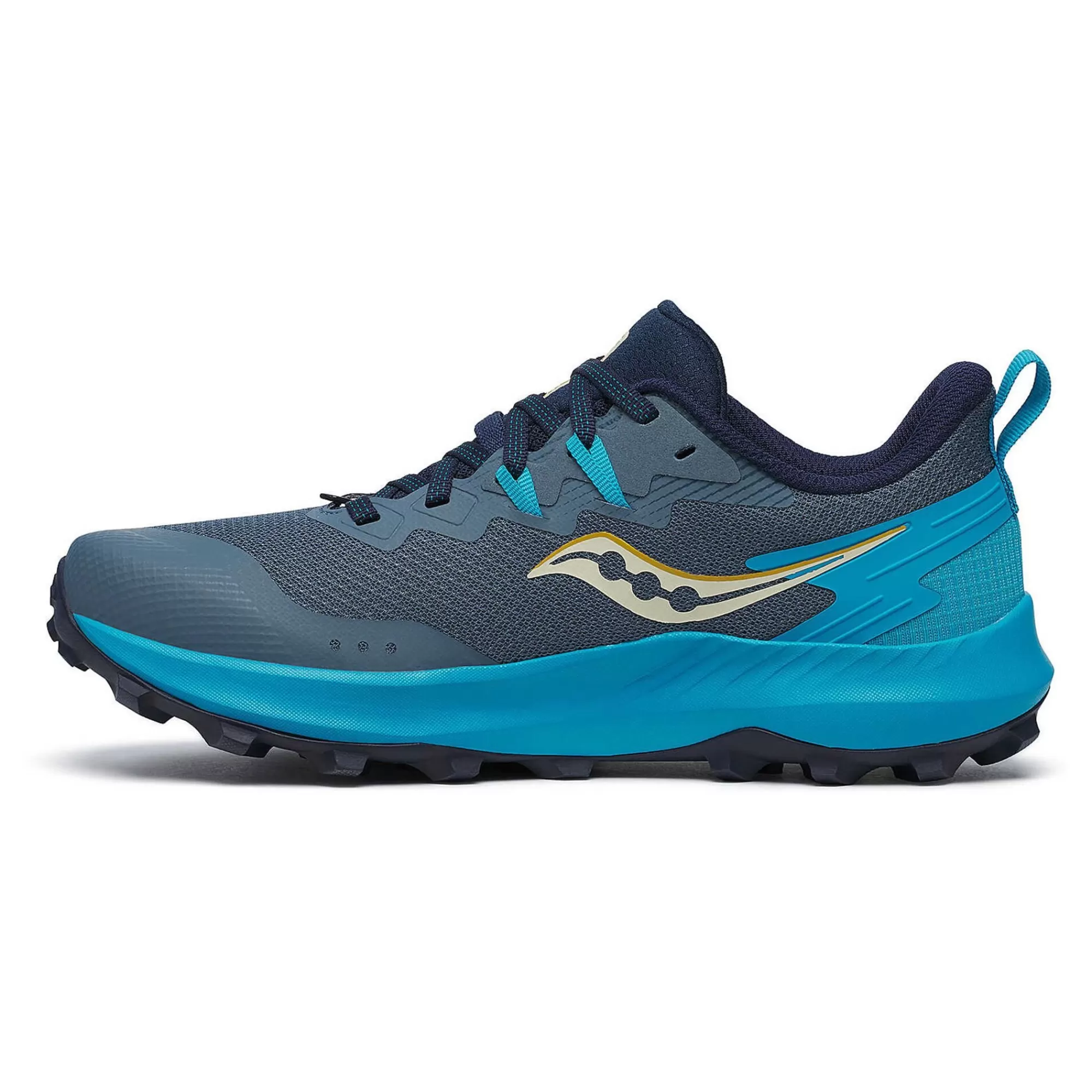 Peregrine 14 Trail Running Shoe Women - Dark Grey, Blue>Saucony Sale