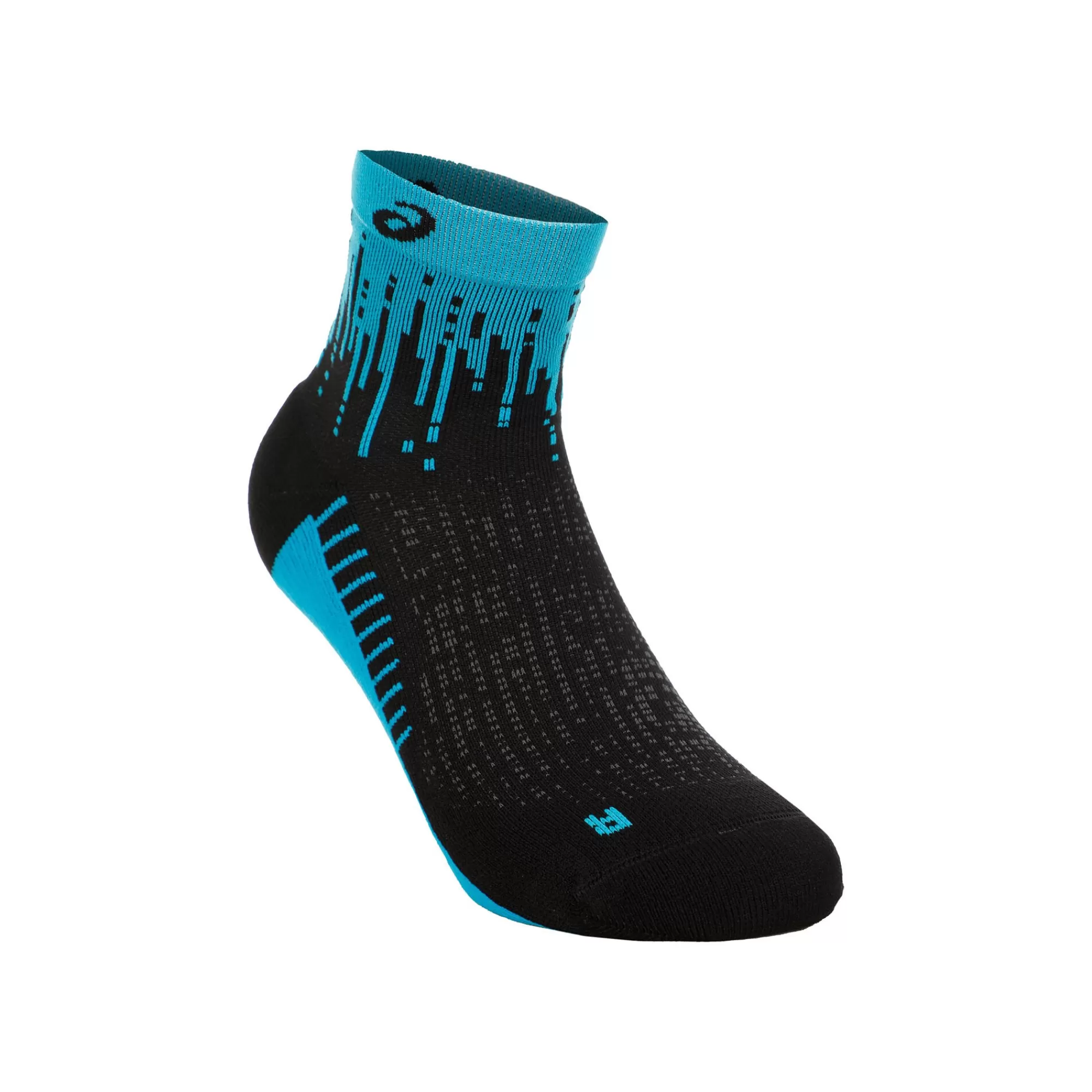 Performance Quarter Running Socks - Blue, Turquoise>ASICS Hot