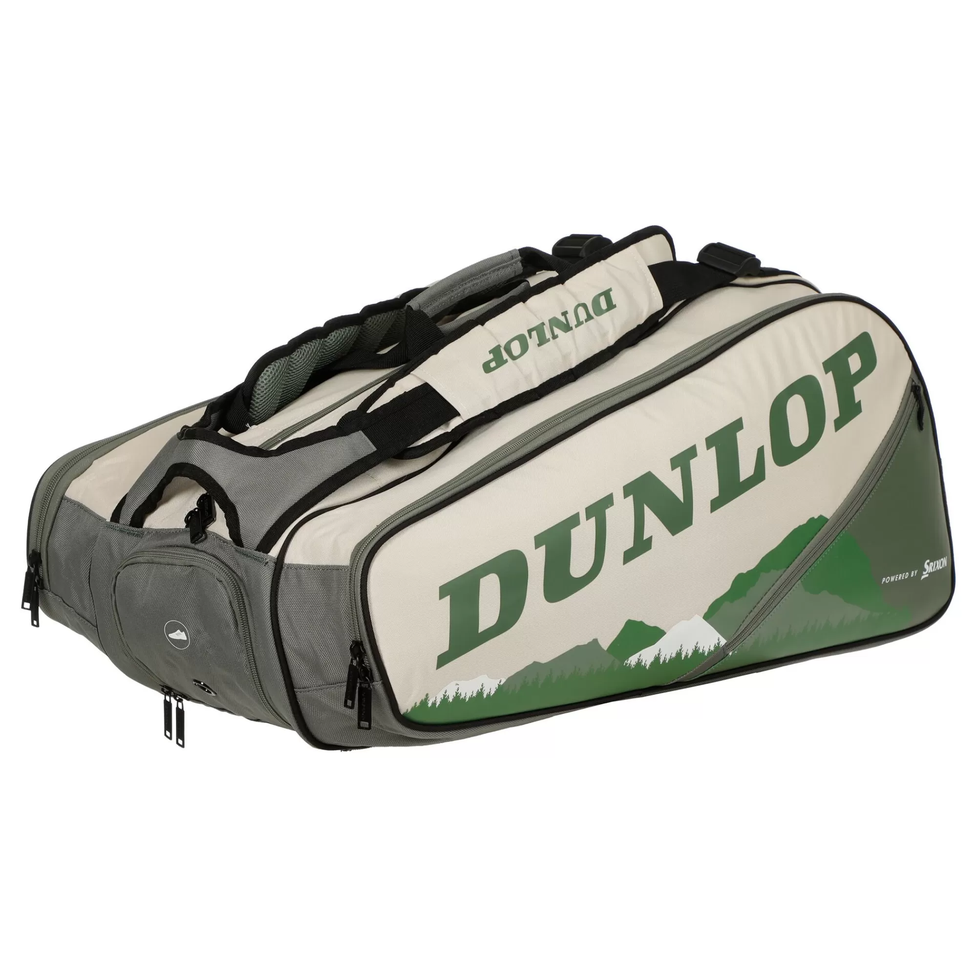 Performance Racket Bag 12 Pack - Green, Beige>Dunlop Best Sale