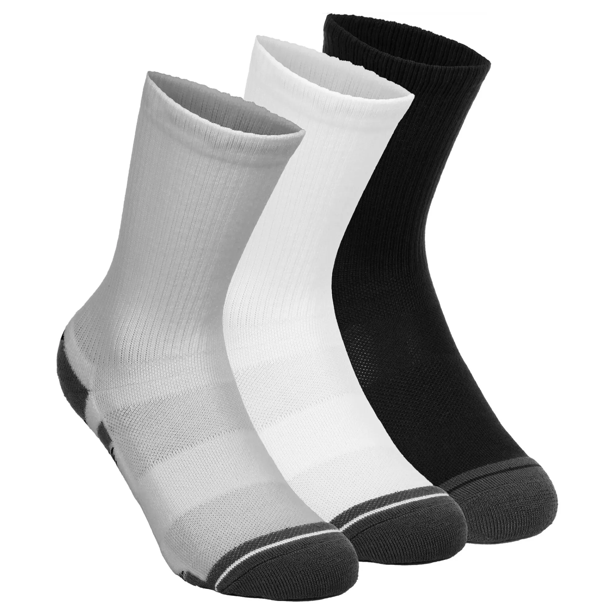 Performance Tech Crew Sports Socks - Grey, Multicoloured>Under Armour Cheap