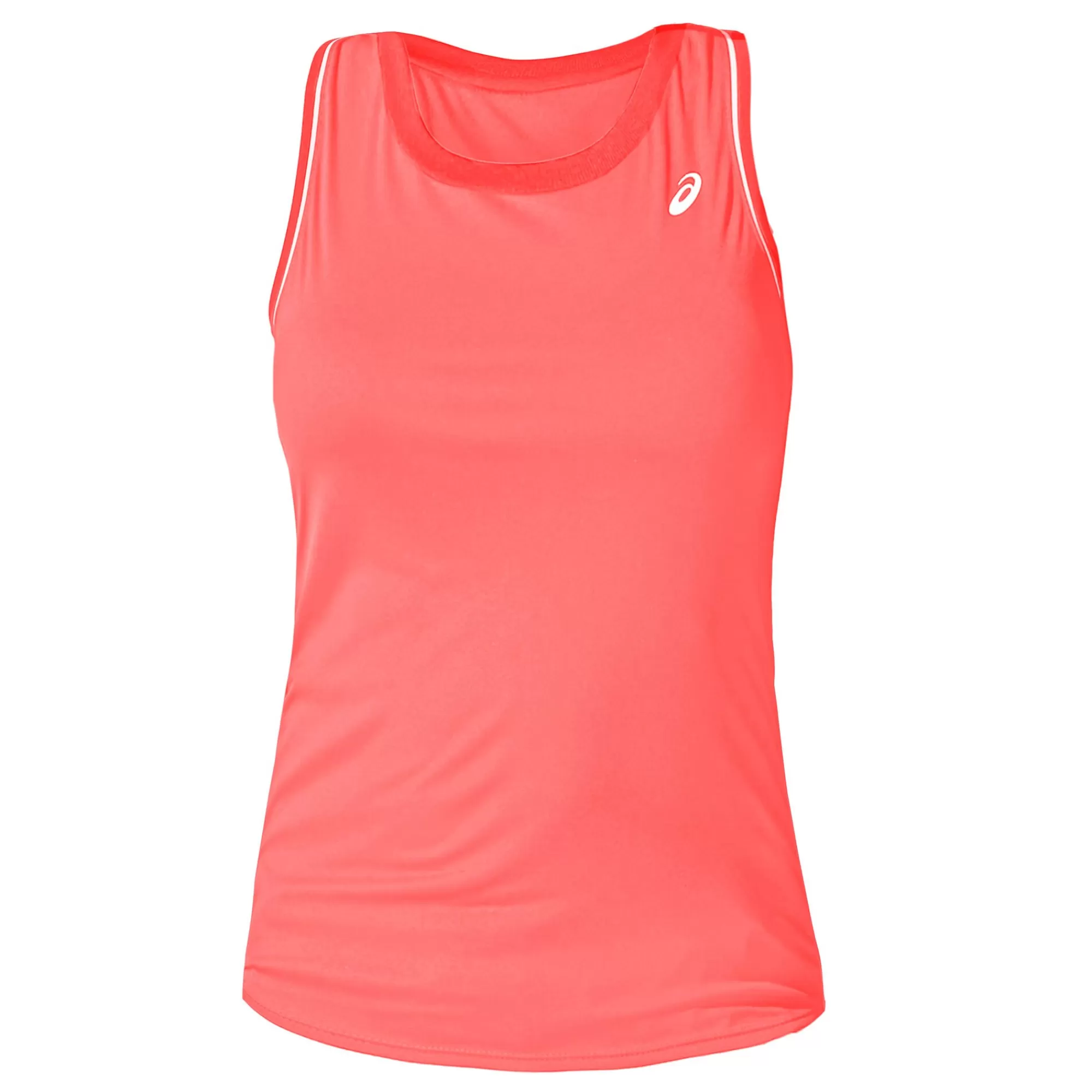 Piping Tank Top Women - Coral, White>ASICS Shop