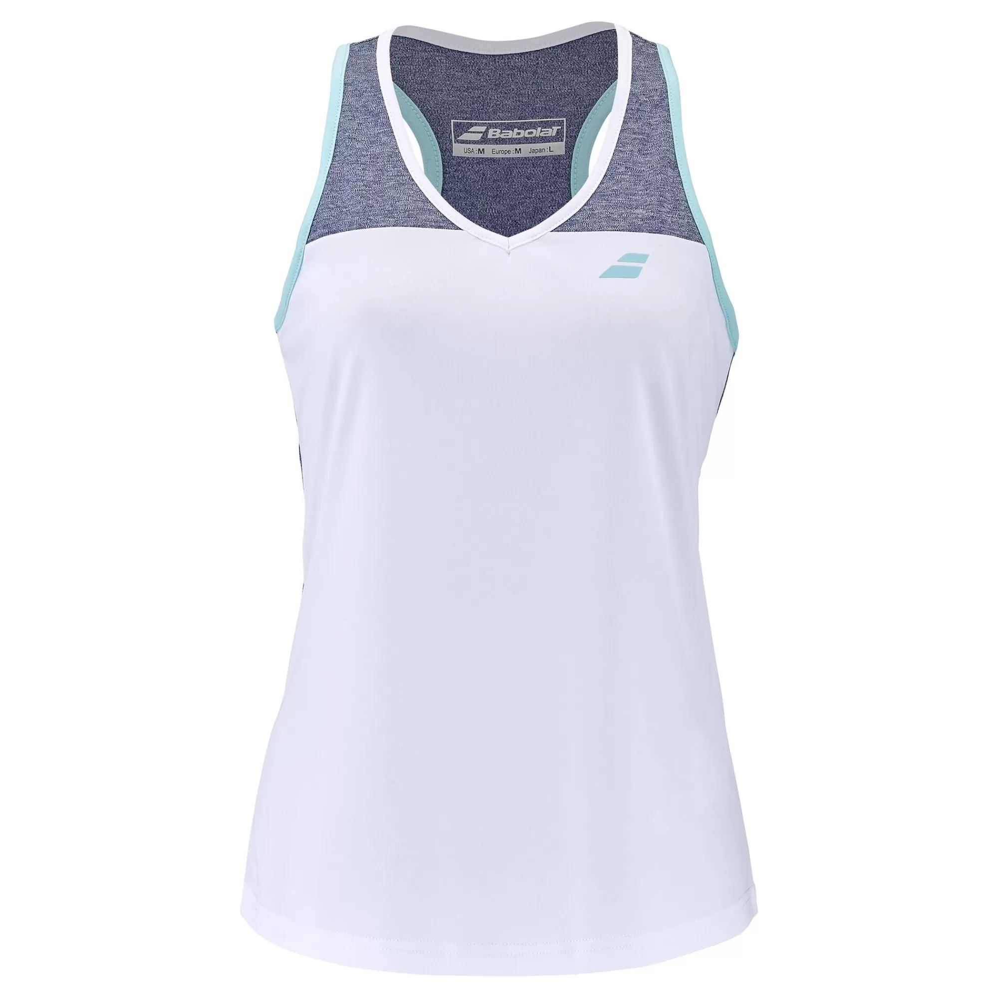 Play Tank Top Women - White, Blue>Babolat Discount