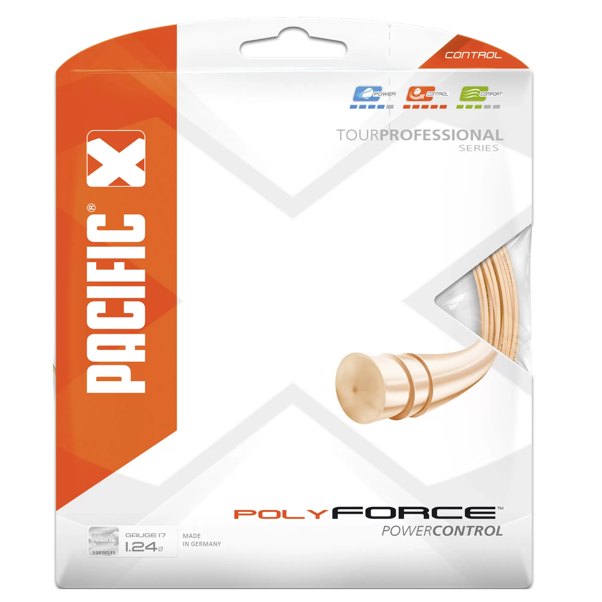 Poly Force String Set 12,2m - Neon Orange>Pacific Flash Sale