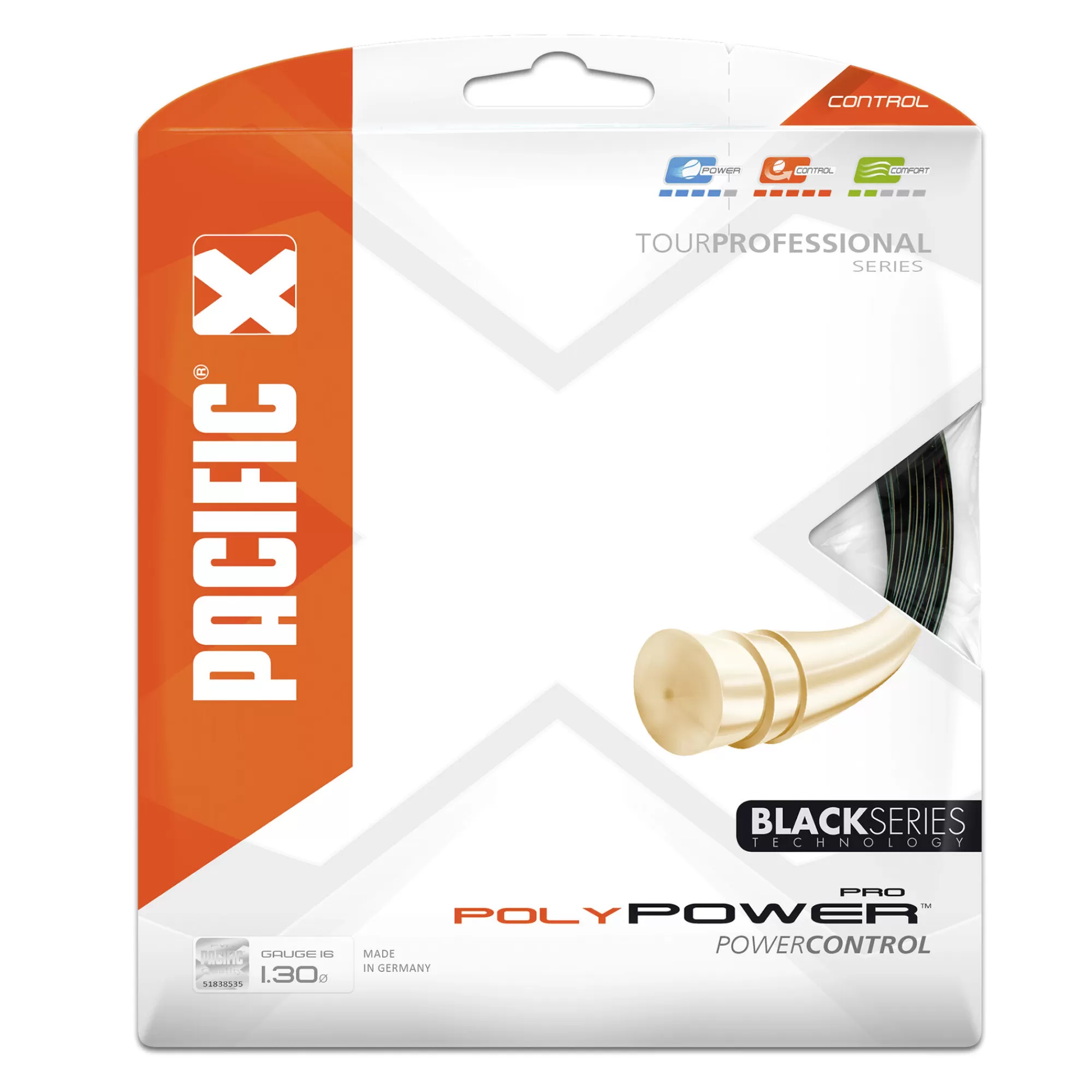 Poly Power Pro String Set 12,2m - Black>Pacific Clearance