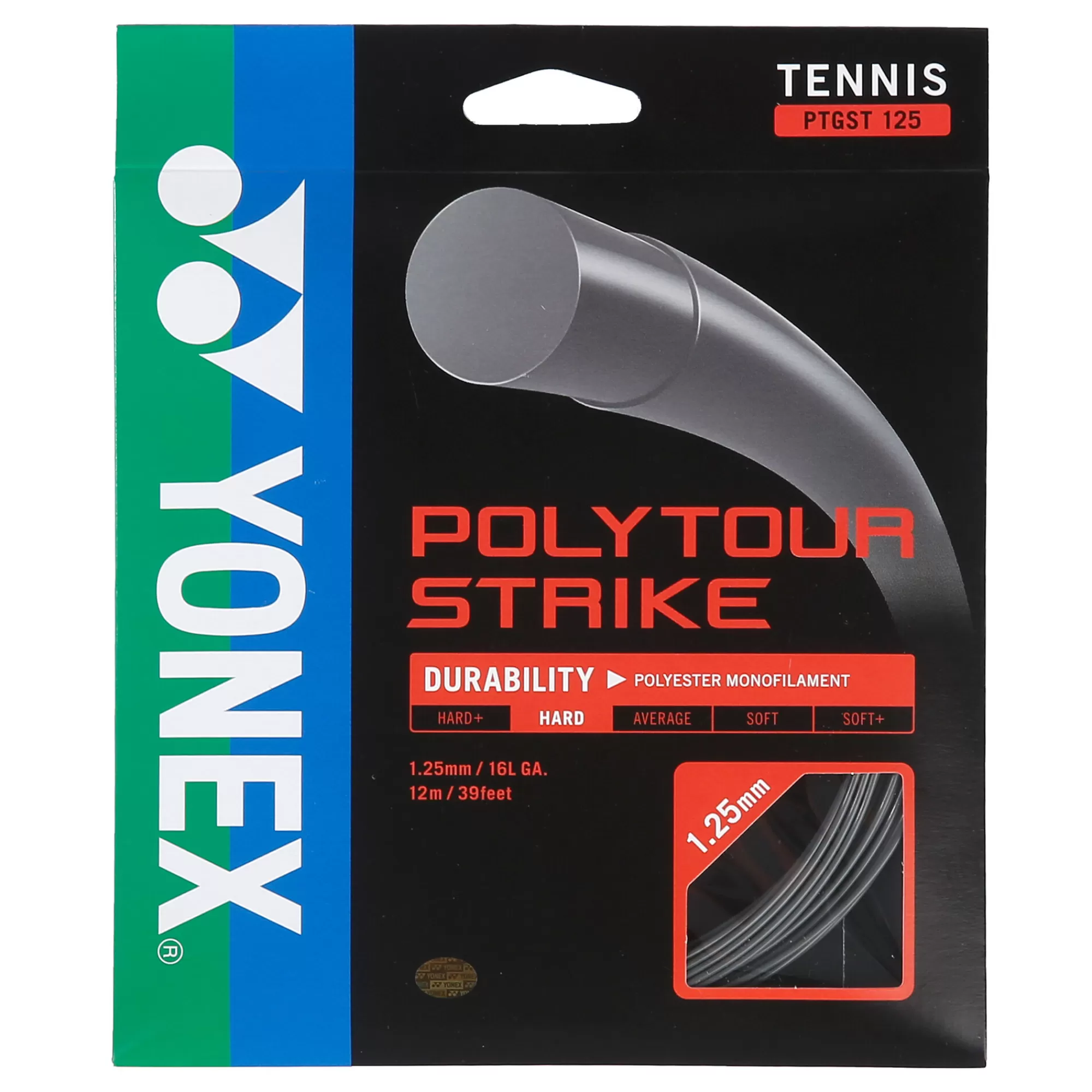 Poly Tour Strike String Set 12m - Dark Grey>Yonex Sale