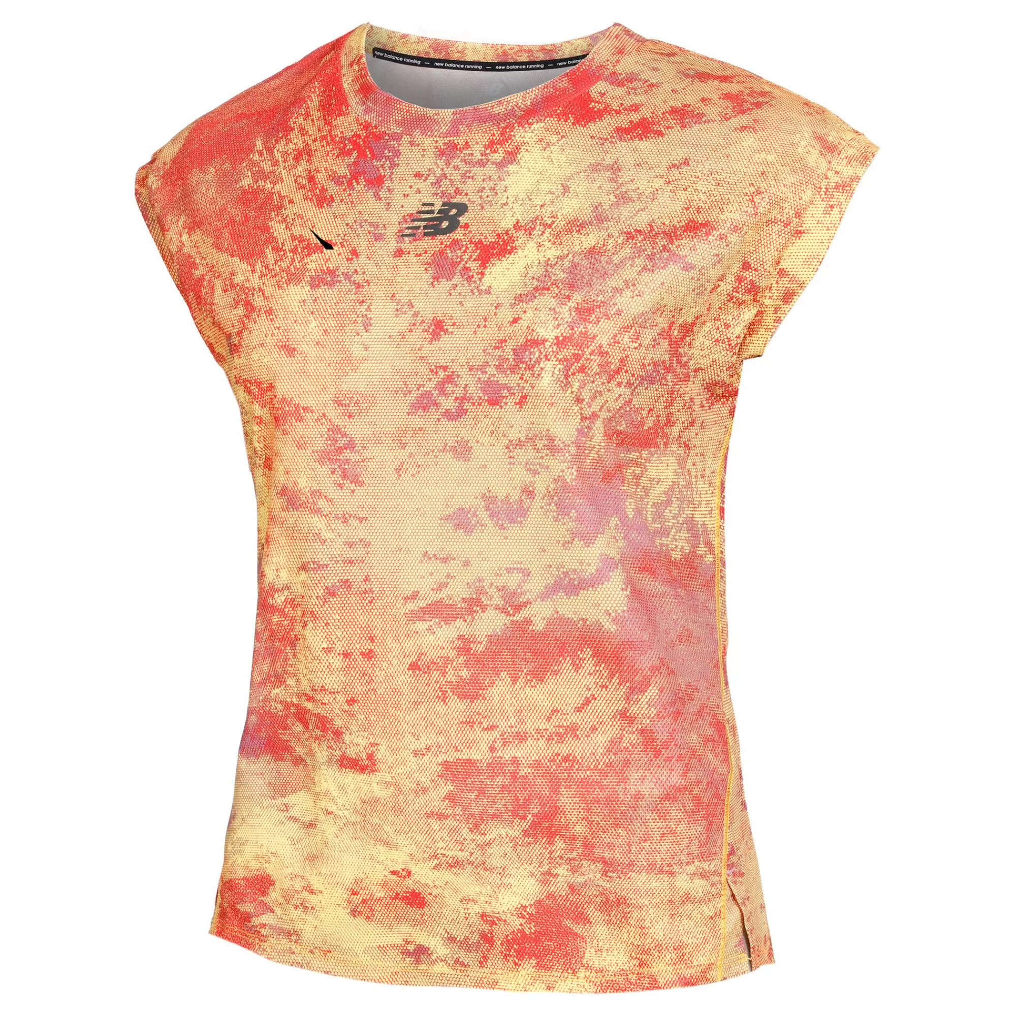 Printed AT Nvent Running Shirt Women - Orange, Red>New Balance Sale