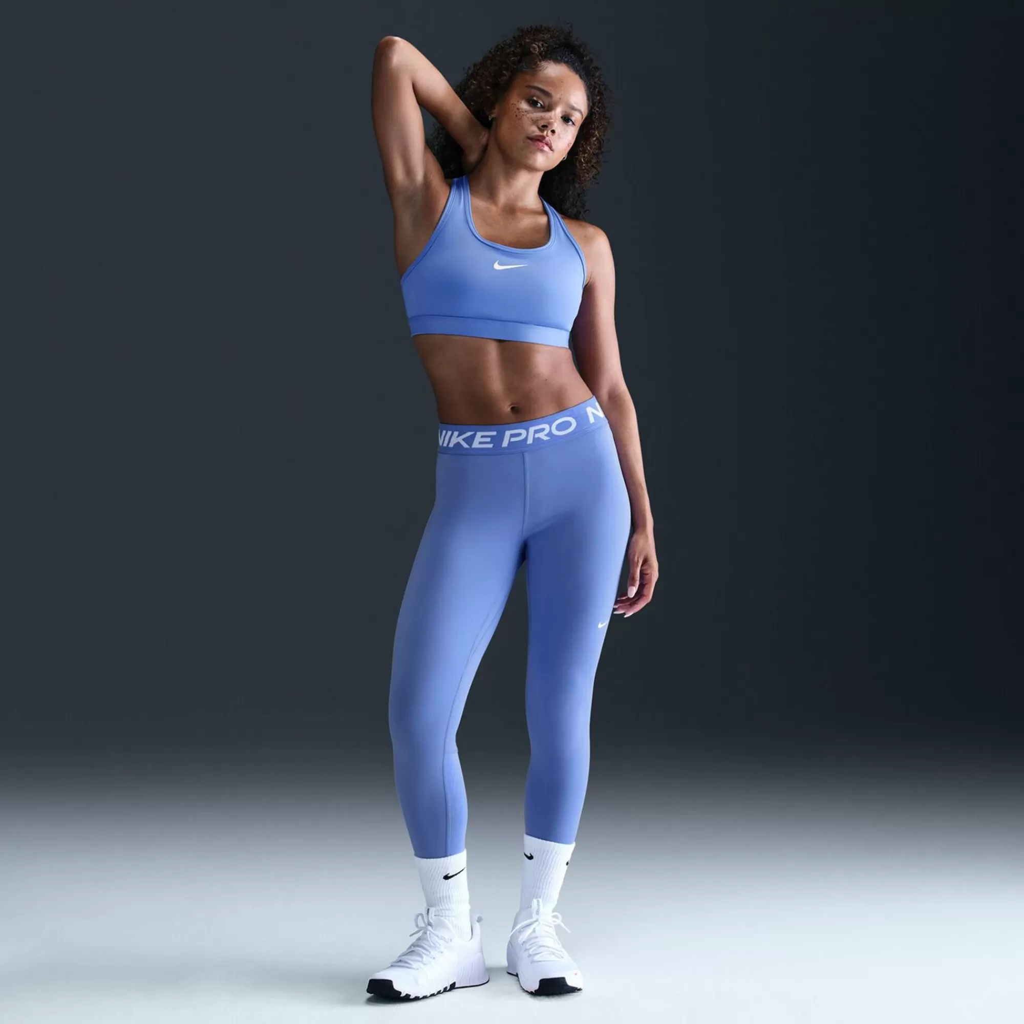 Pro 365 Tight Women - Light Blue, White>Nike Cheap