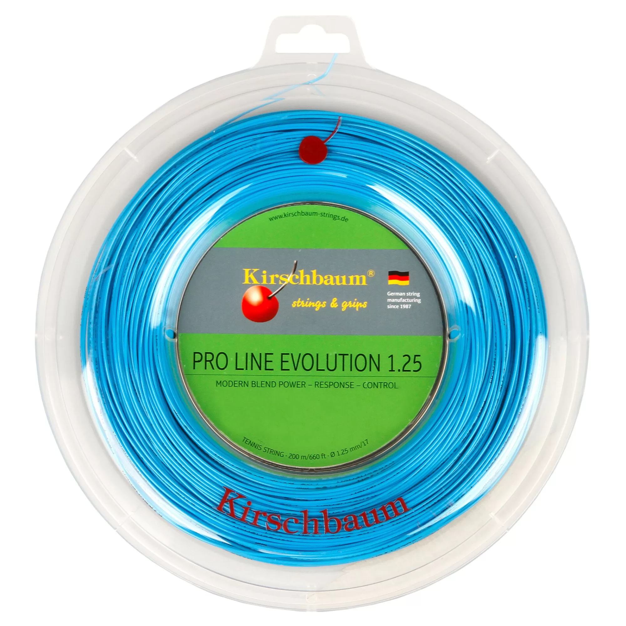 Pro Line Evolution String Reel 200m - Blue>Kirschbaum Hot