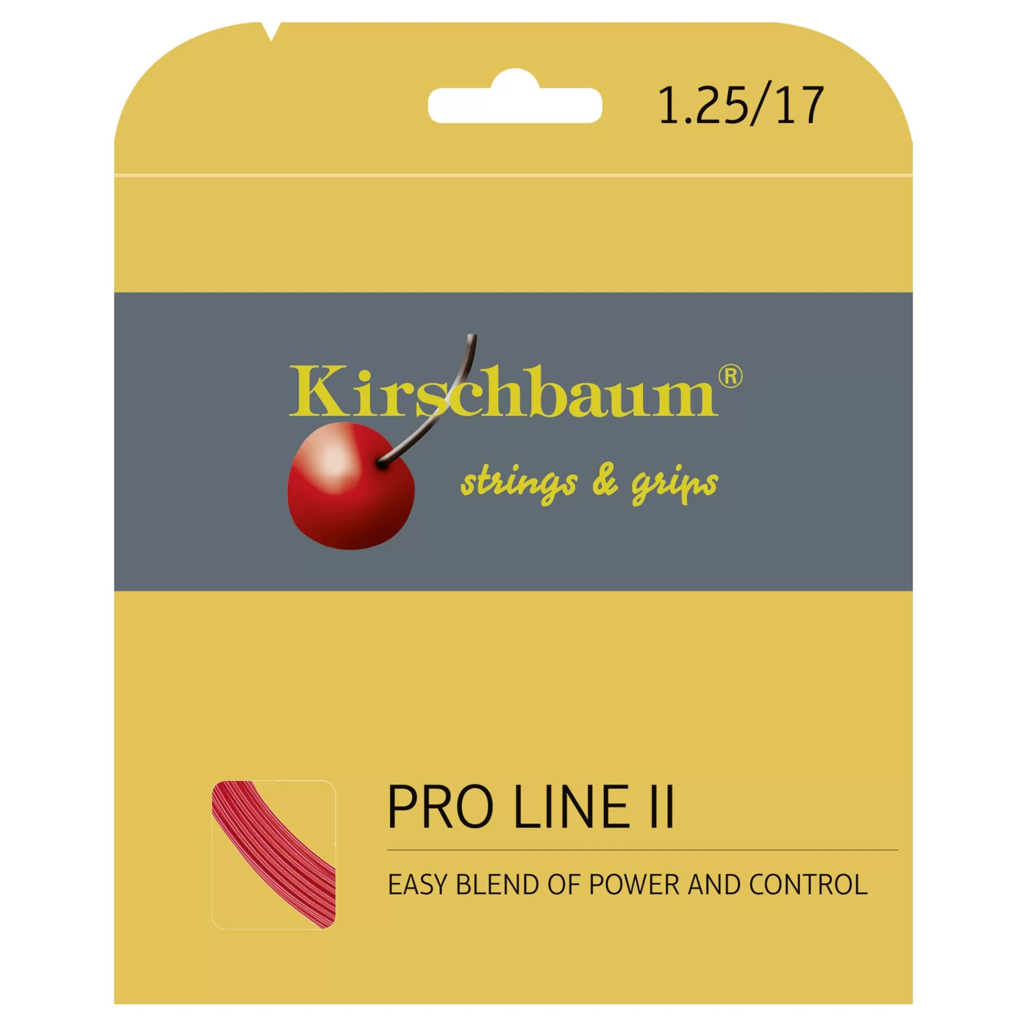 Pro Line No. II String Set 12m - Red>Kirschbaum Cheap