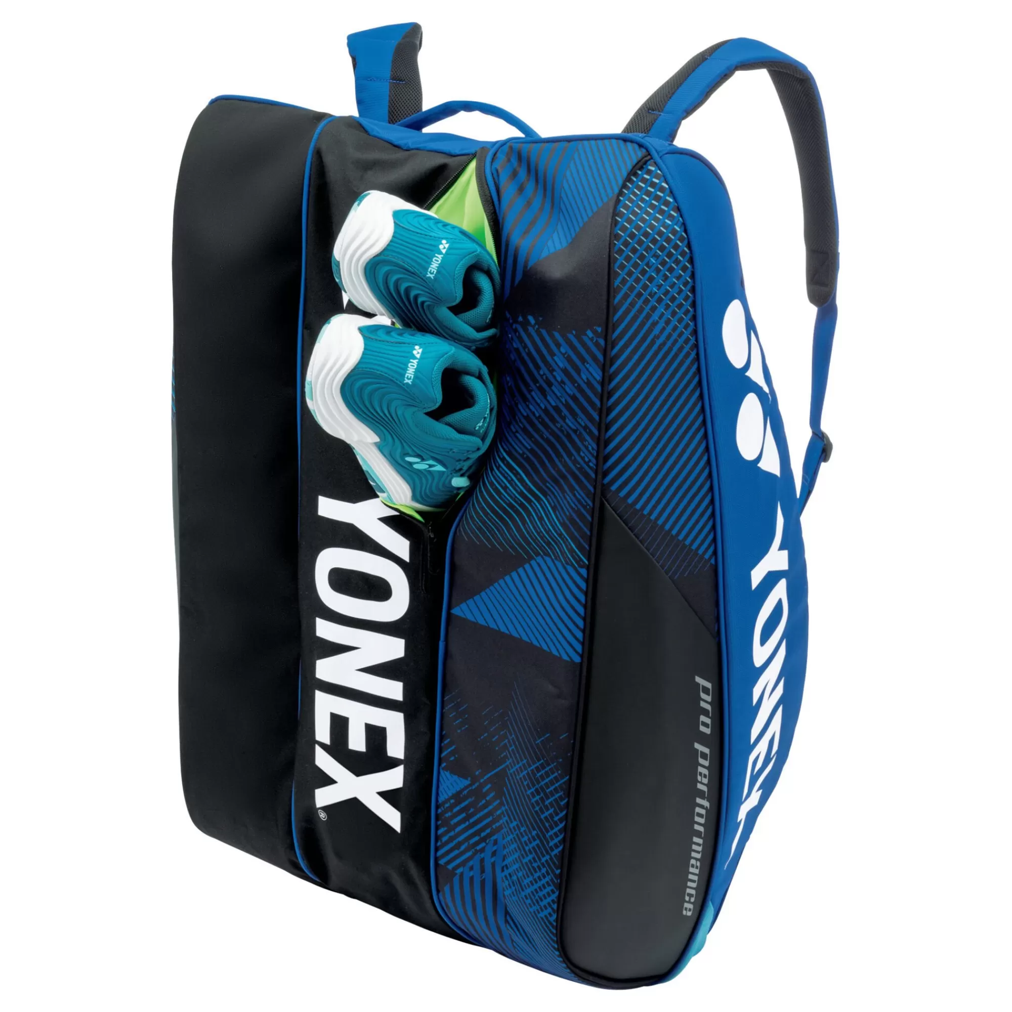 Pro Racquet Bag Racket Bag 12 Pack - Blue, White>Yonex Shop
