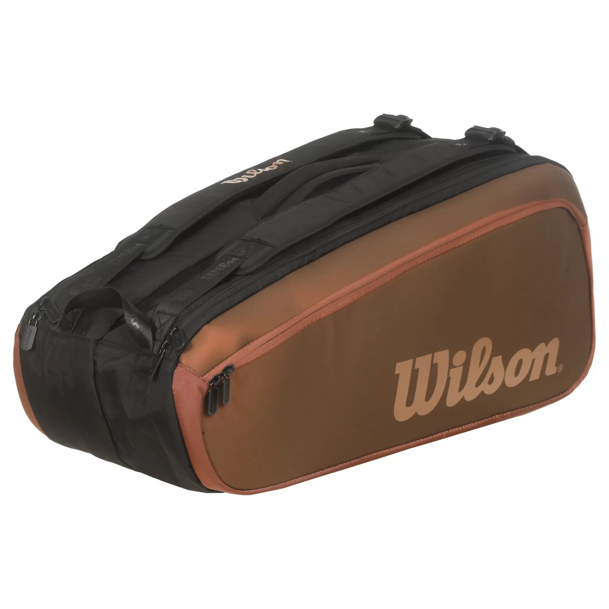 Pro Staff Super Tour V14 Racket Bag 9 Pack - Bronze>Wilson Outlet