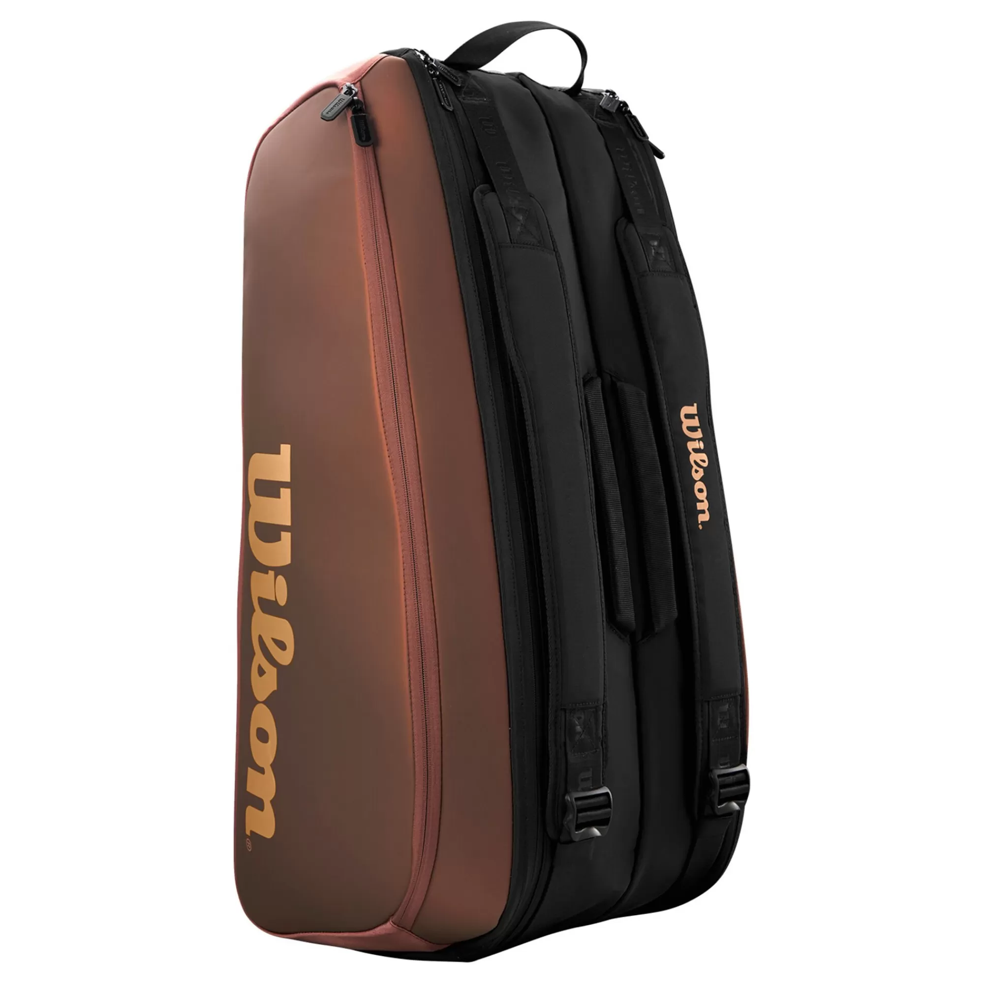 Pro Staff Super Tour V14 Racket Bag 9 Pack - Bronze>Wilson Outlet