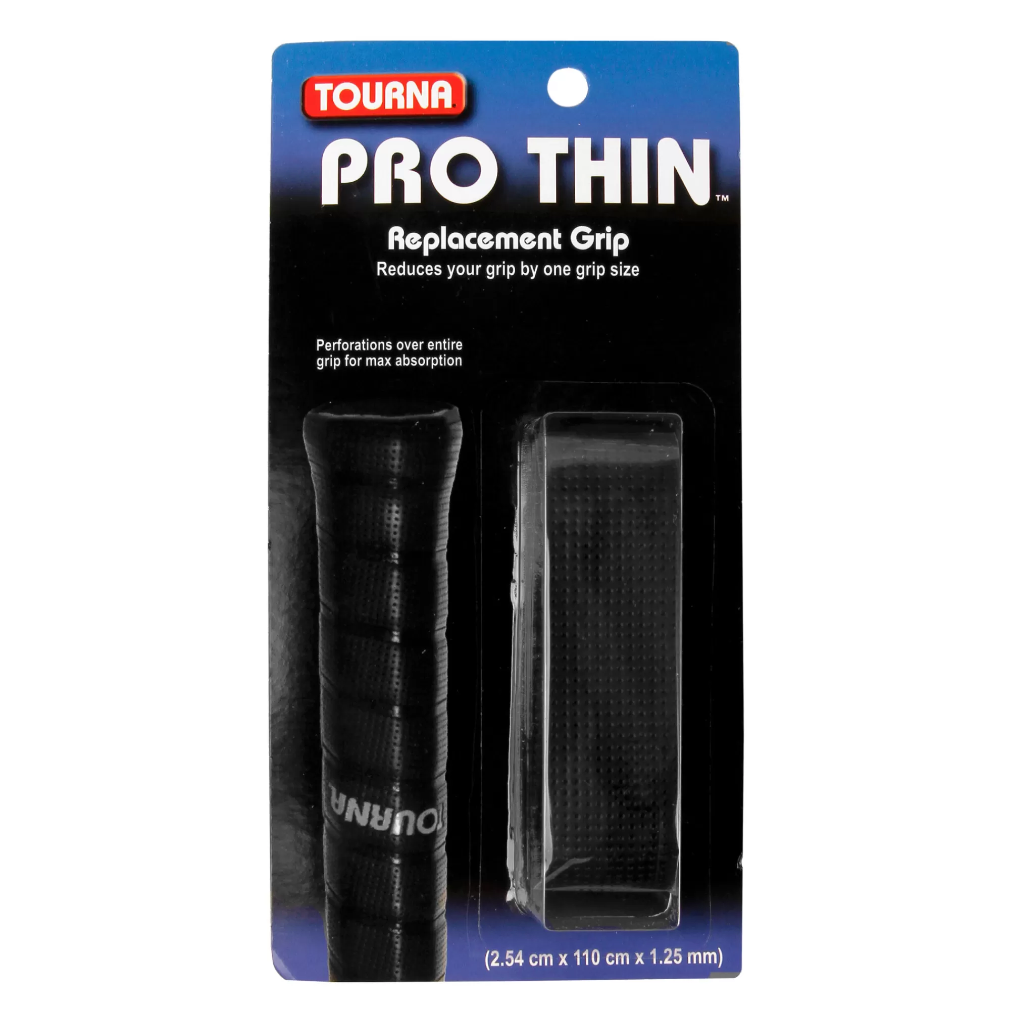 Pro Thin Grip 1 Pack - Black>Tourna Outlet