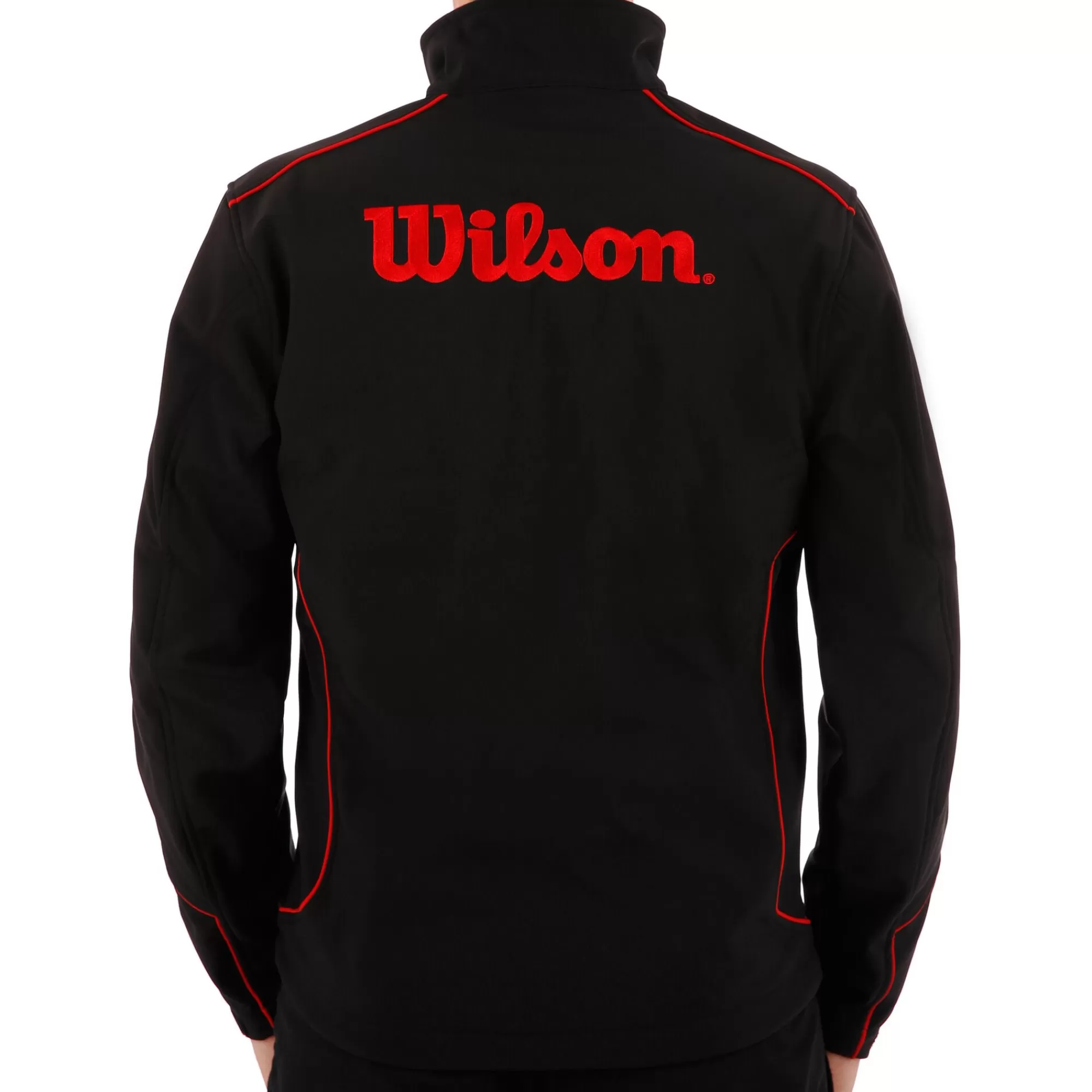 Promo Training Jacket Men - Black, Red>Wilson Flash Sale