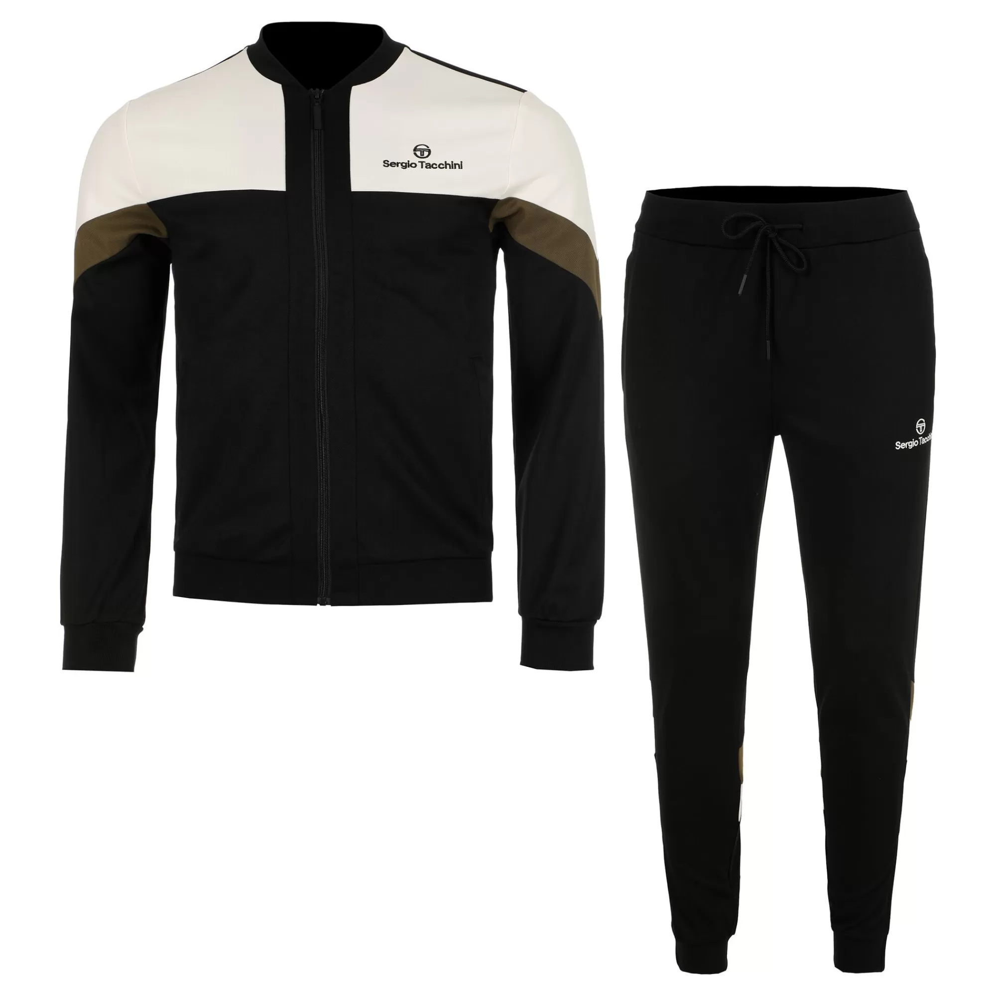 Prua Tracksuit Men - Black, Beige>Sergio Tacchini Discount