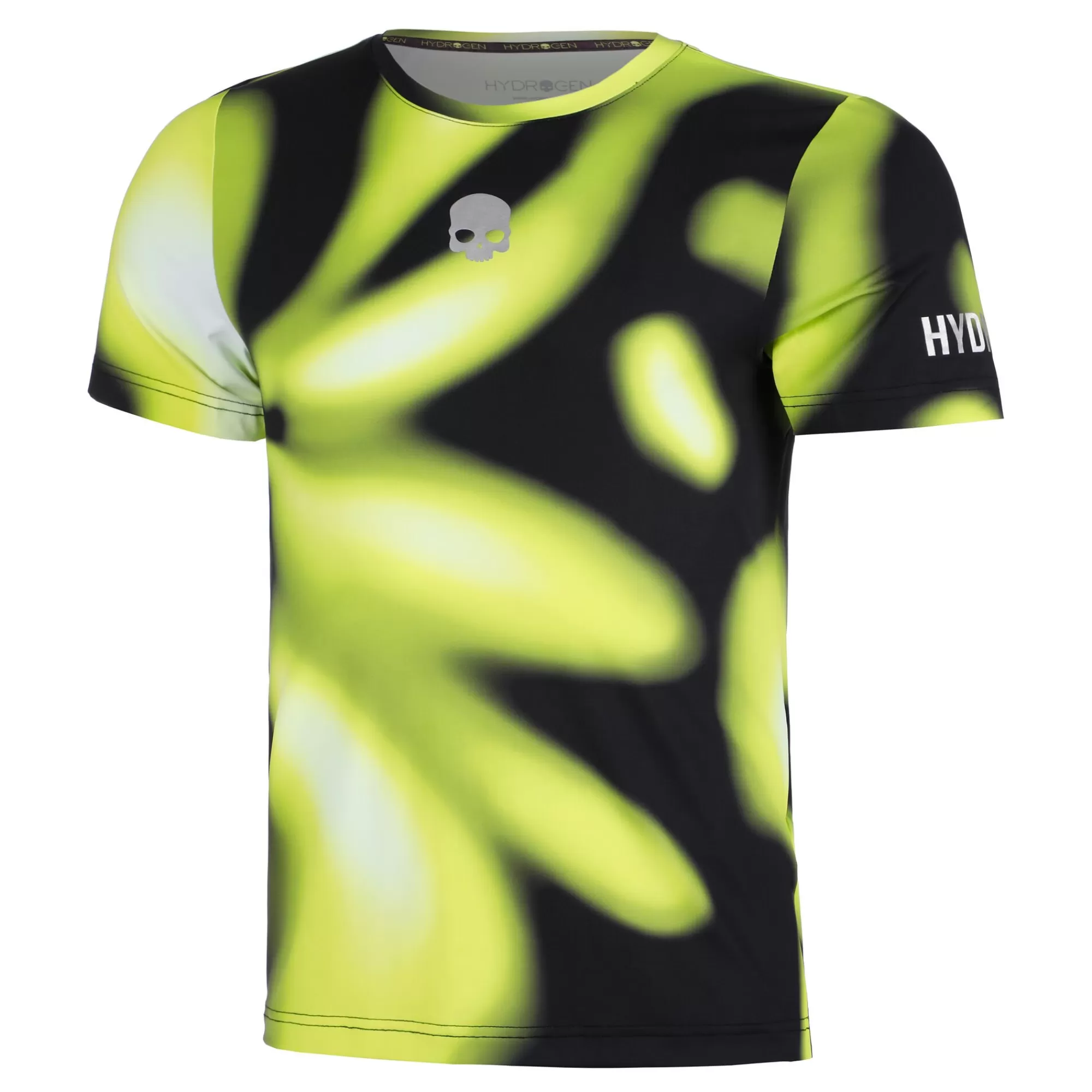 Psychedelic Tech T-Shirt Men - Green, Black>Hydrogen Clearance