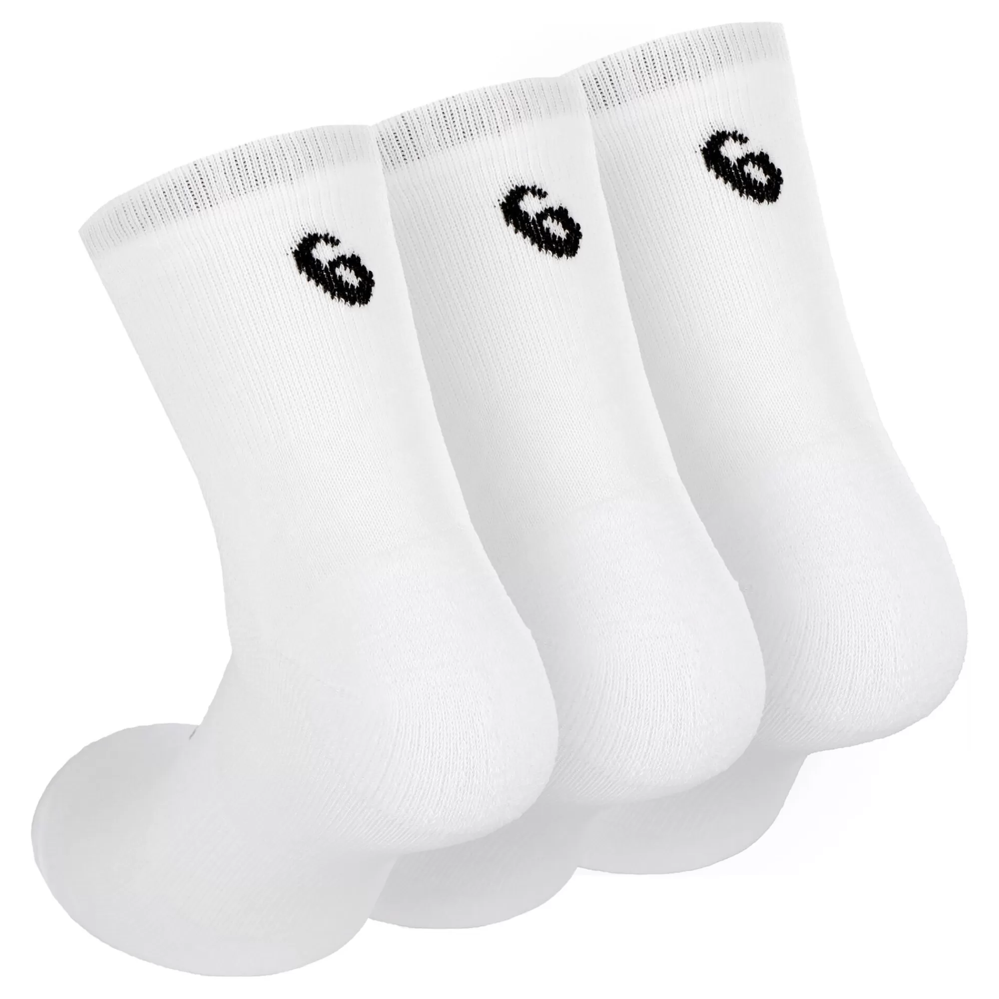 Quarter Sports Socks 3 Pack - White, Black>ASICS Outlet