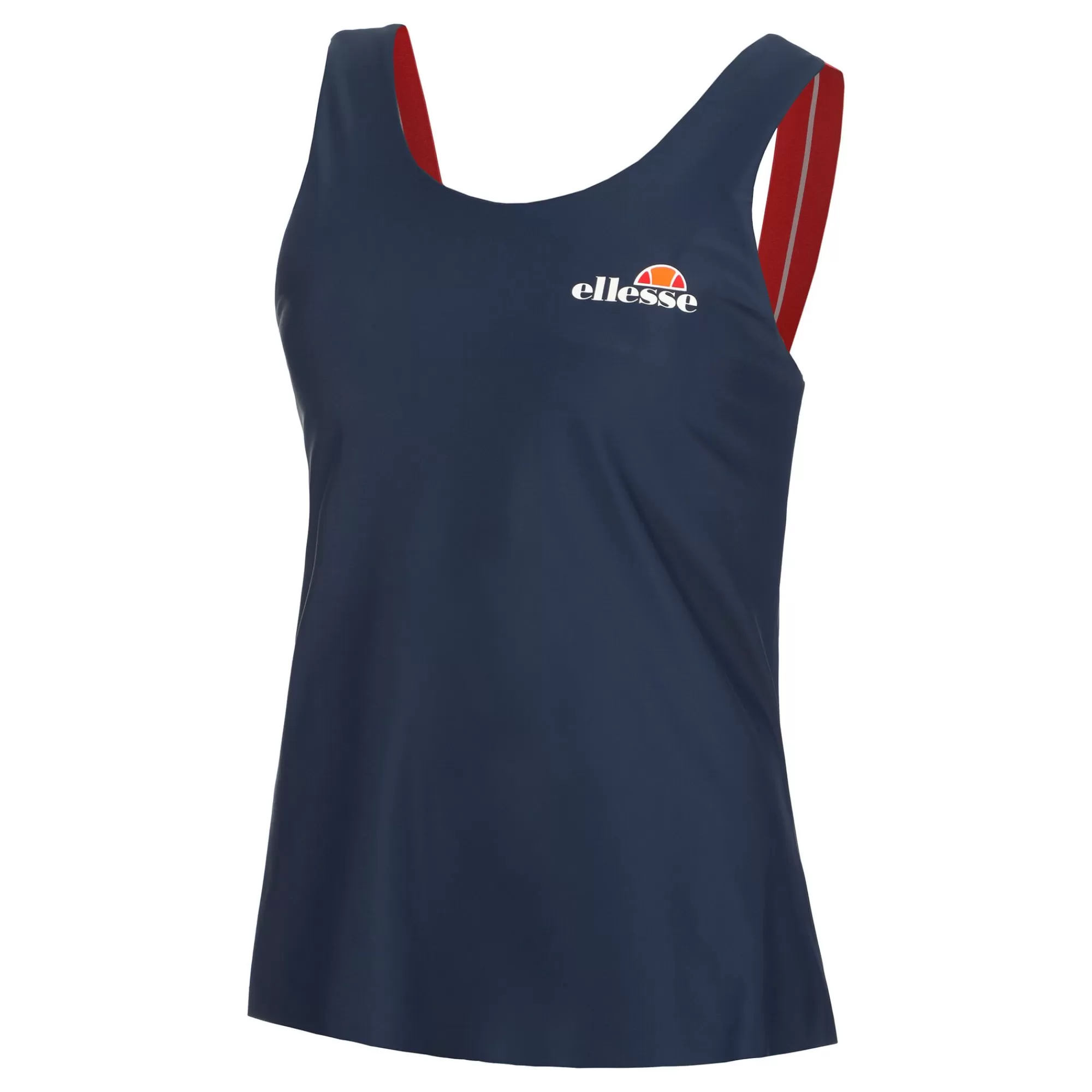 Quincy Tank Top Women - Dark Blue, Red>Ellesse Cheap