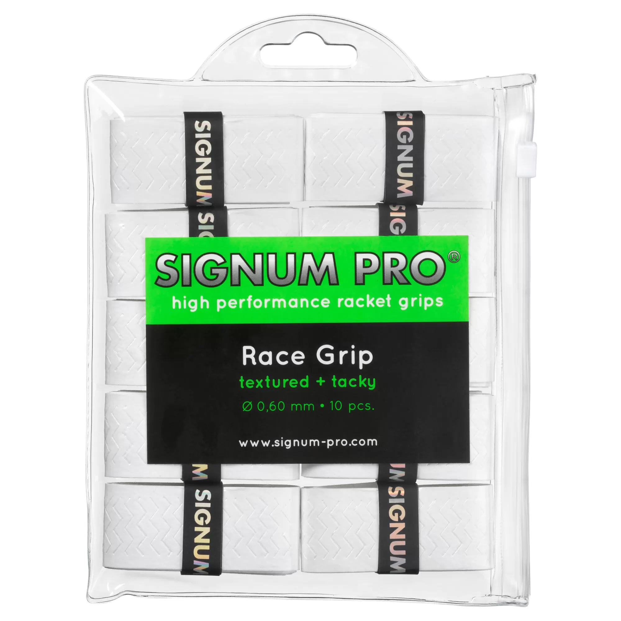 Race Grip 10 Pack - White>Signum Pro Online