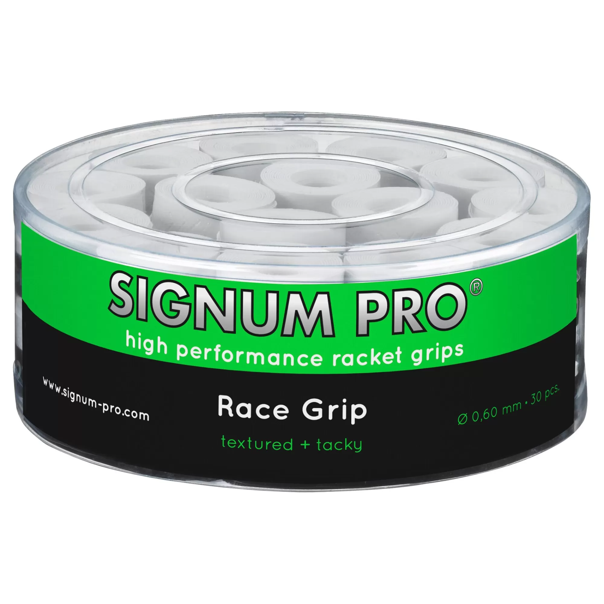 Race Grip 30 Pack - White>Signum Pro Shop