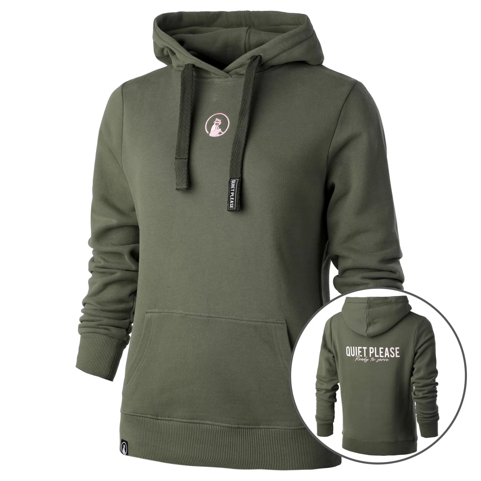Ready To Serve Hoody Women ->Quiet Please Fashion