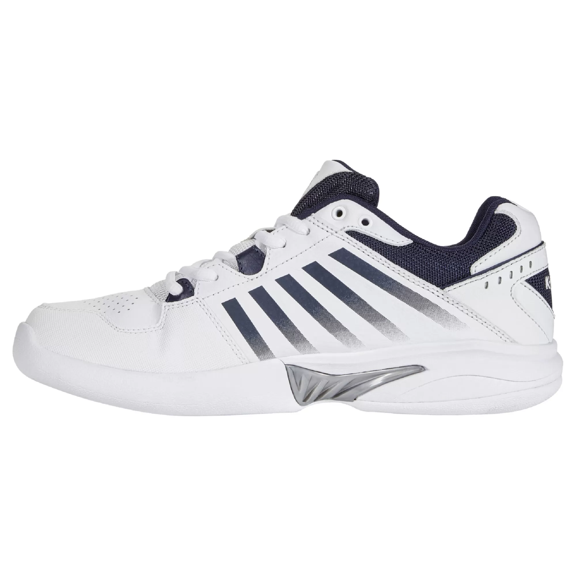 Receiver V Carpet Shoe Men - White, Dark Blue>K-Swiss Clearance