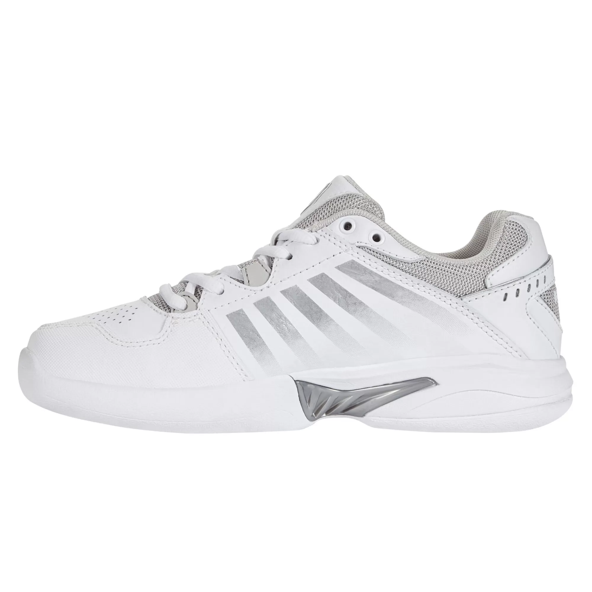 Receiver V Carpet Shoe Women - White, Silver>K-Swiss New