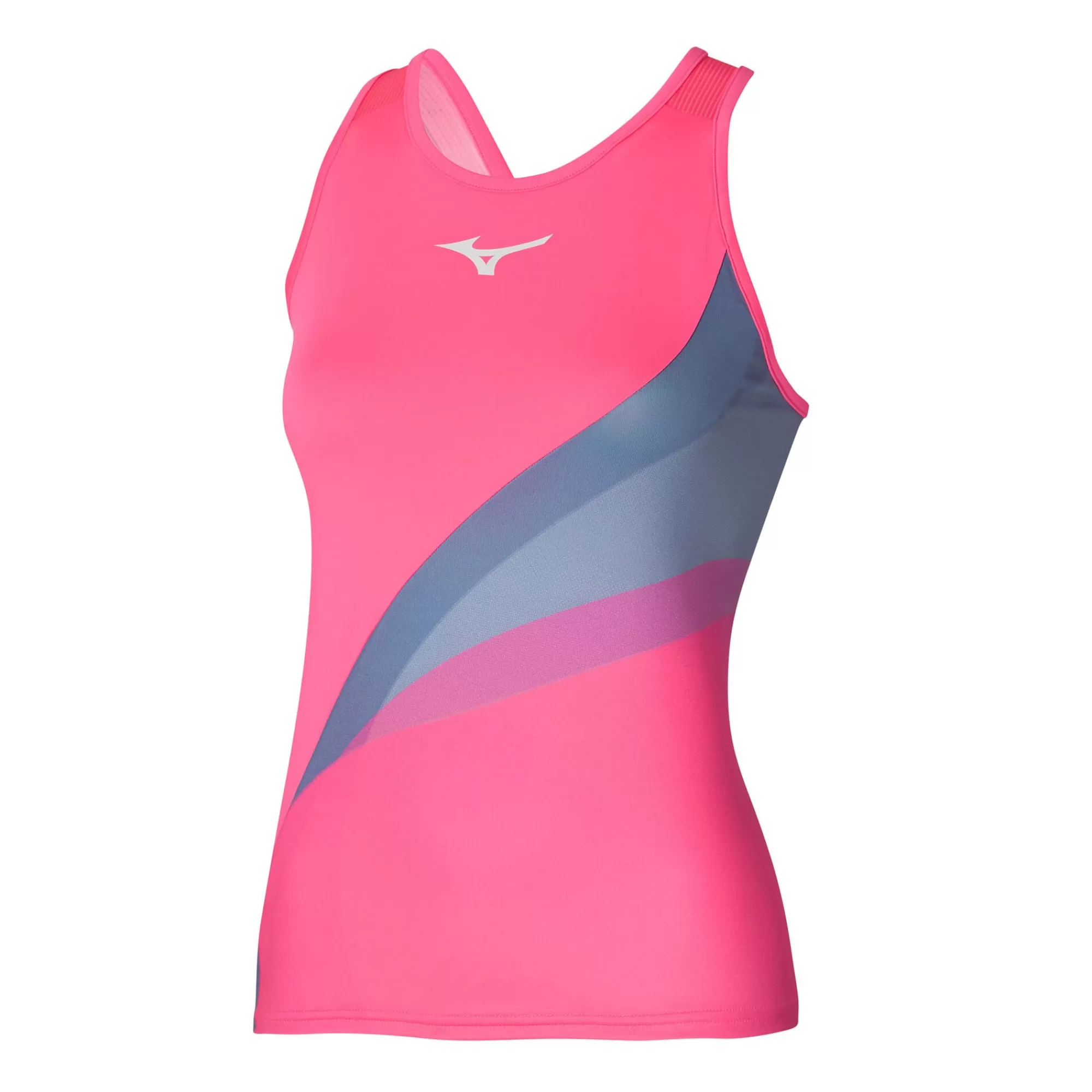 Release Printed Tank Top Women - Pink, Multicoloured>Mizuno Clearance