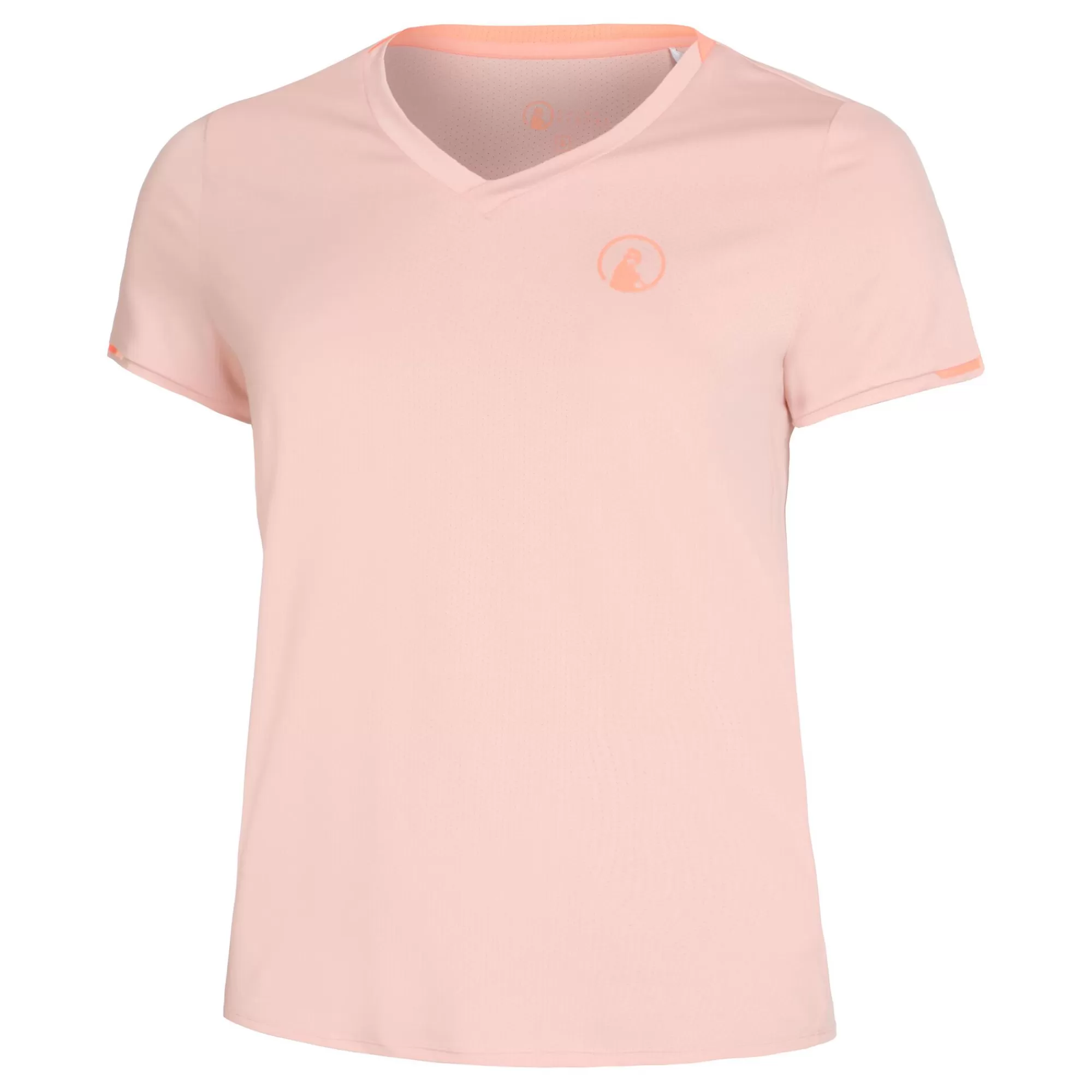 Retriever V-Neck T-Shirt Women - Antique Pink>Quiet Please New