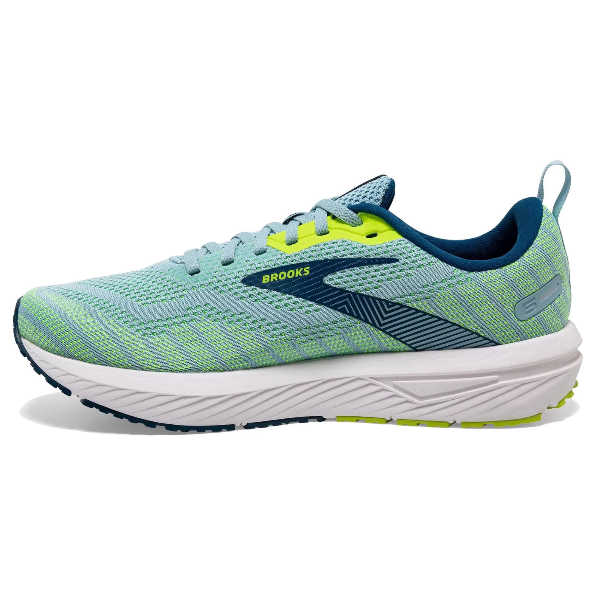 Revel 6 Neutral Running Shoe Men - Light Green, Blue>Brooks New