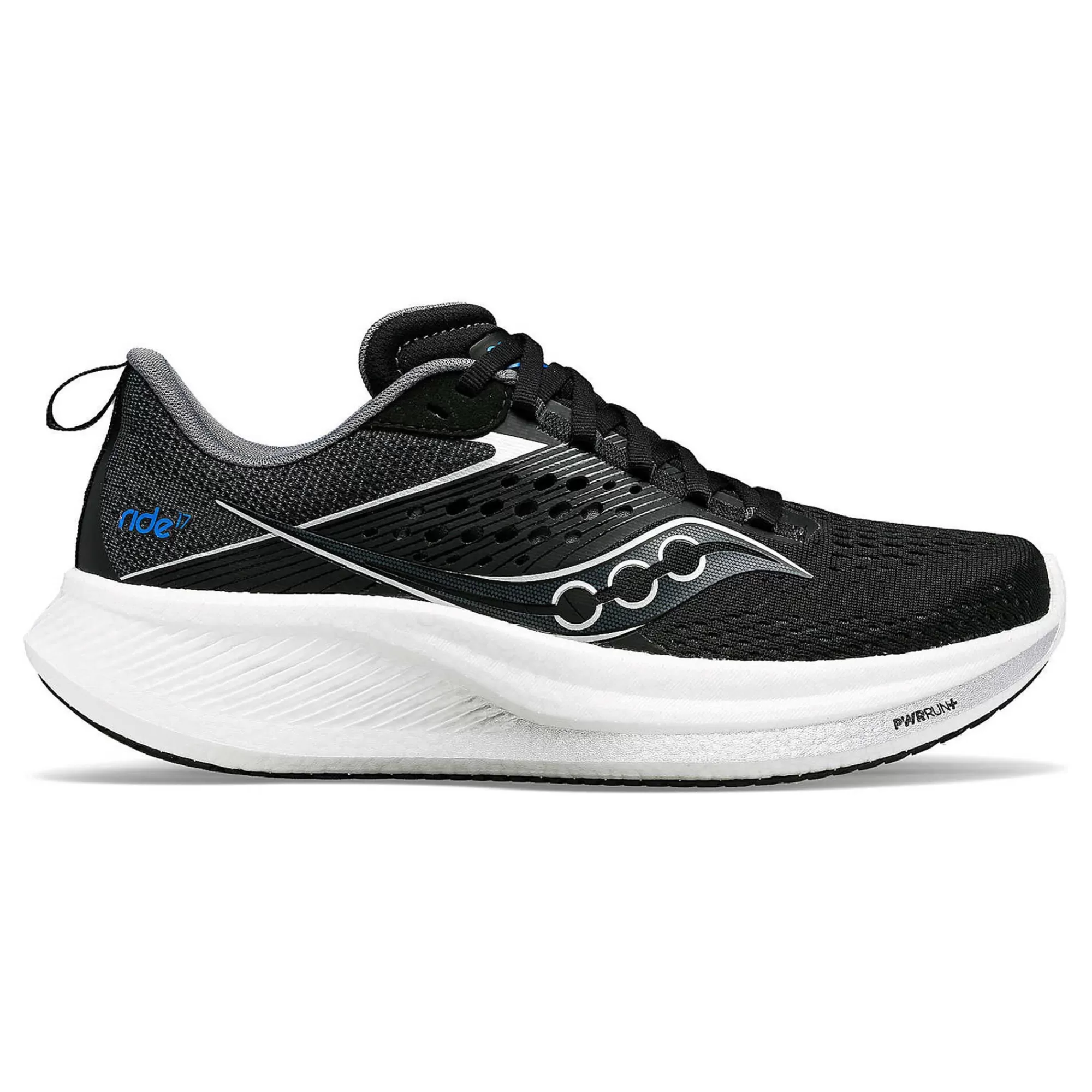 Ride 17 Neutral Running Shoe Men - Black, White>Saucony New