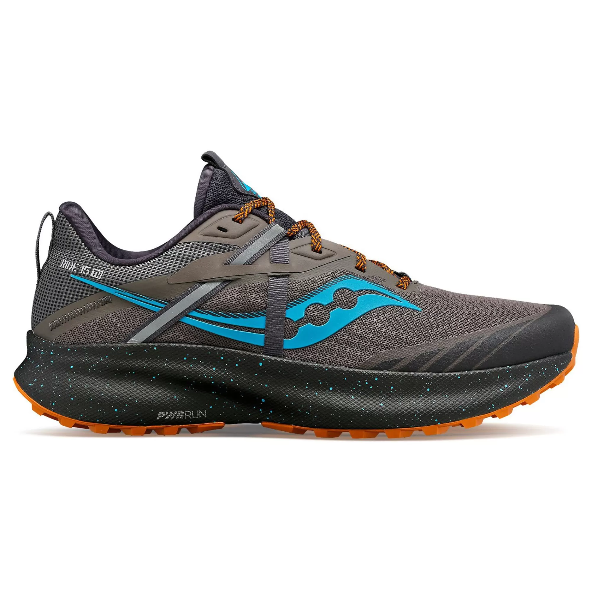 Ride 15 TR Trail Running Shoe Men - Grey, Brown>Saucony Cheap