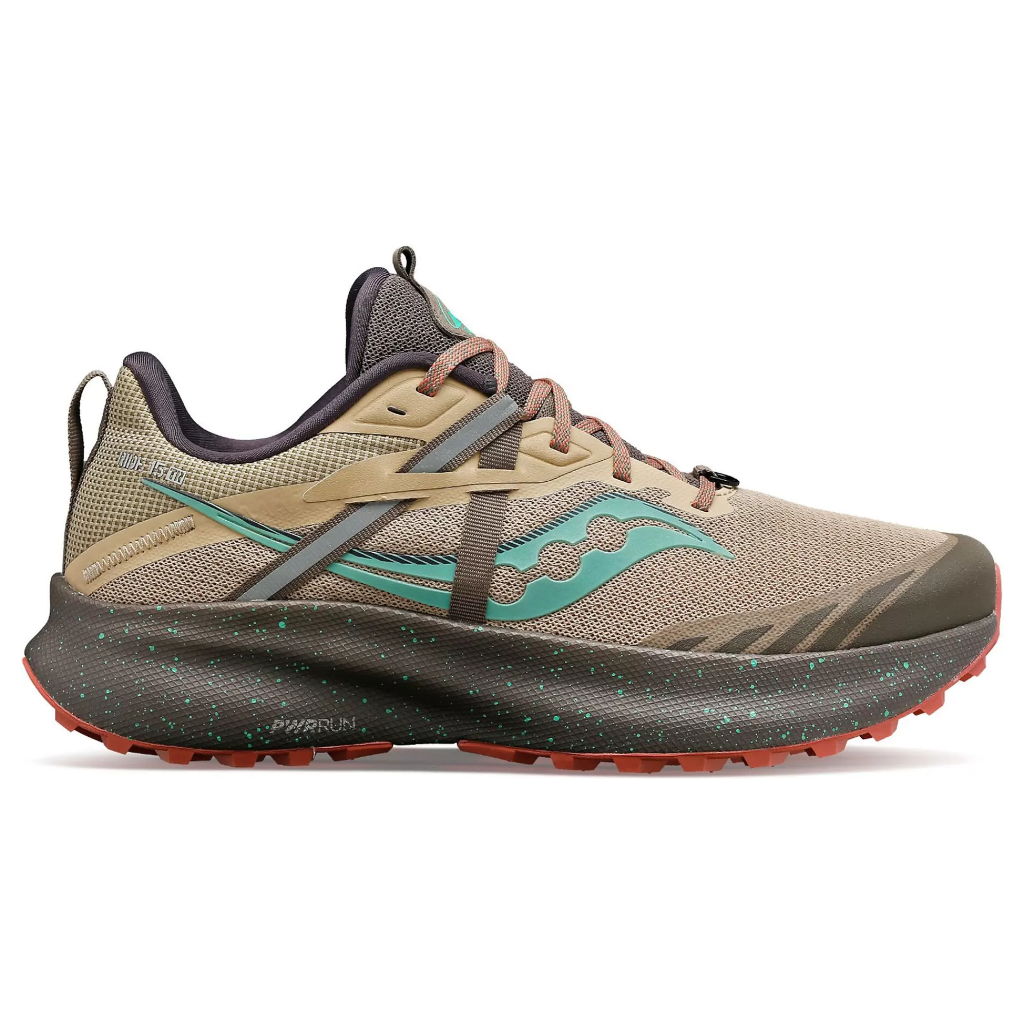 Ride 15 TR Trail Running Shoe Women - Brown, Turquoise>Saucony Fashion