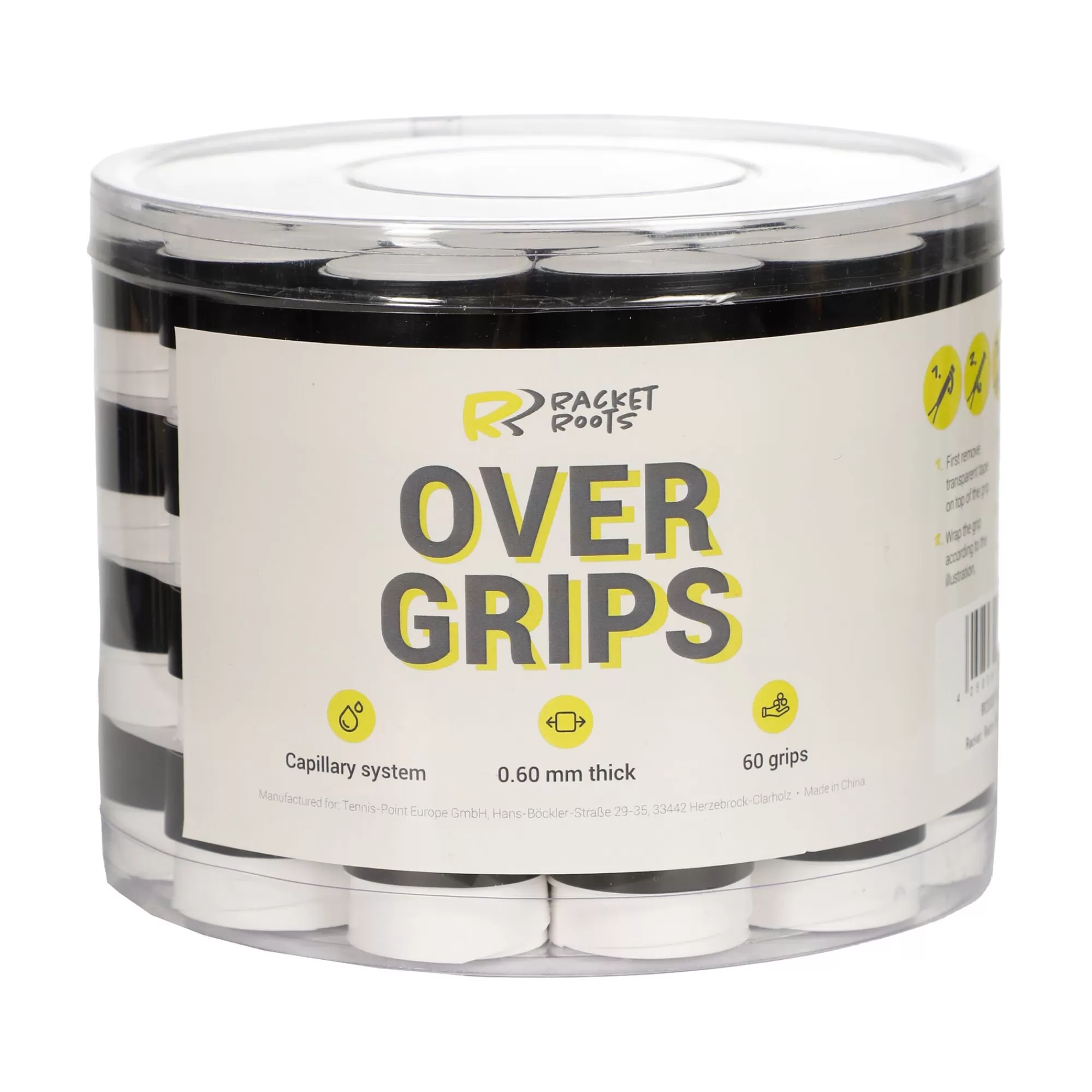 RR Grip Box Of 60 Pcs - White>Racket Roots Cheap