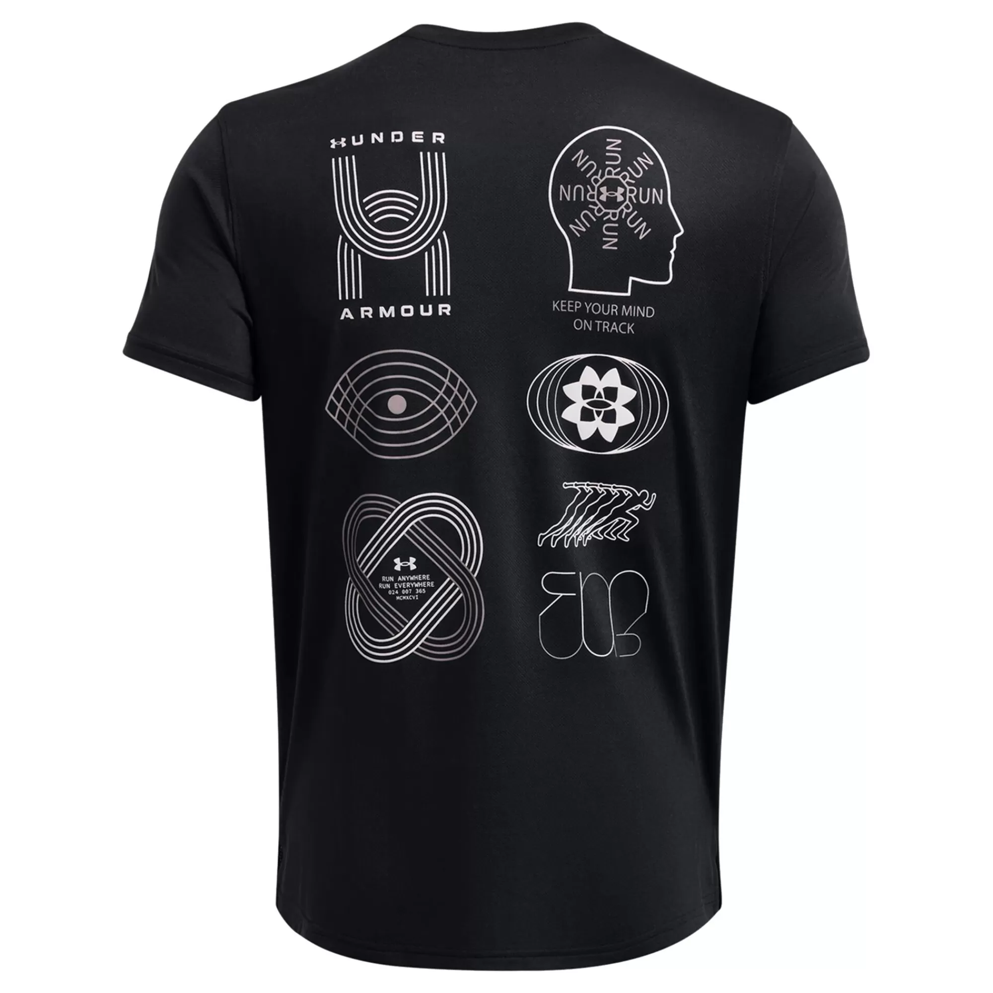 Run Anywhere Running Shirt Men - Black, Grey>Under Armour Discount
