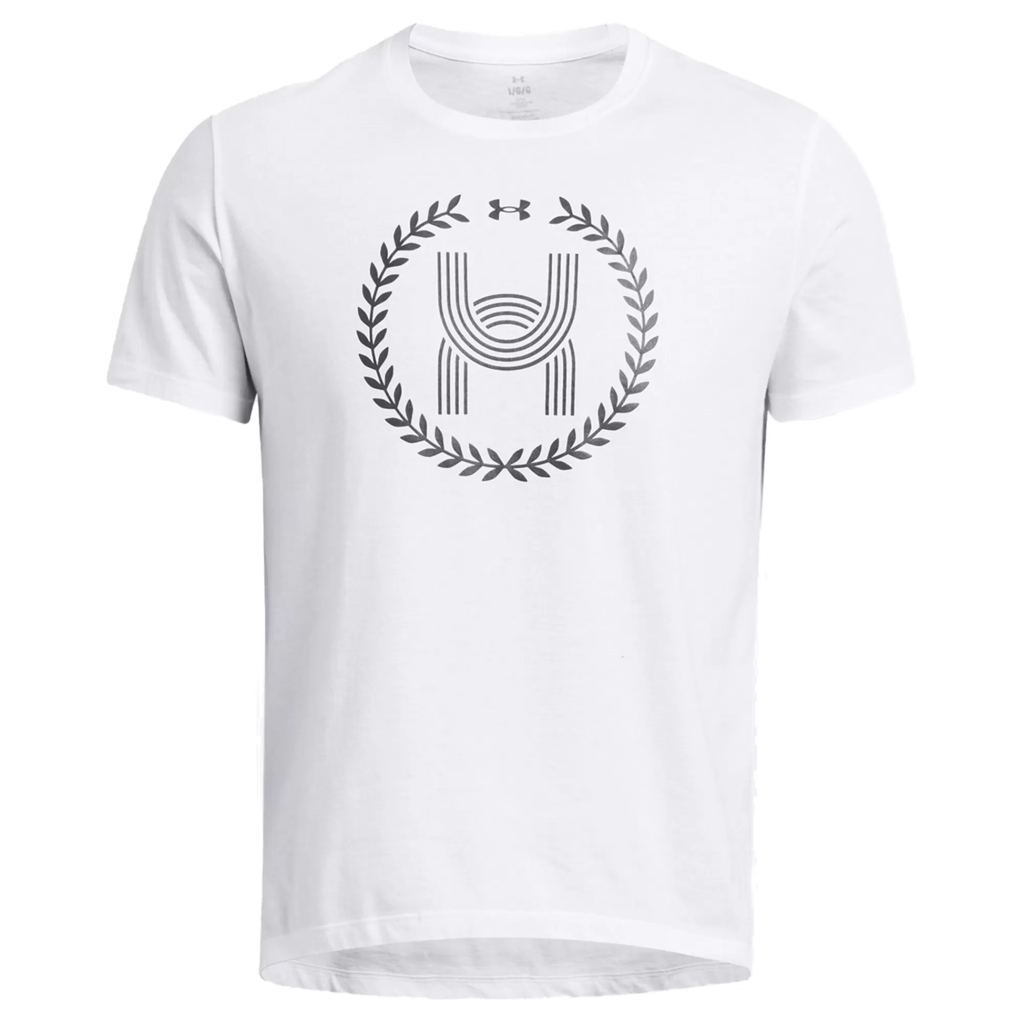 Run Everywhere Wreath SS Running Shirt Men - White, Grey>Under Armour Flash Sale