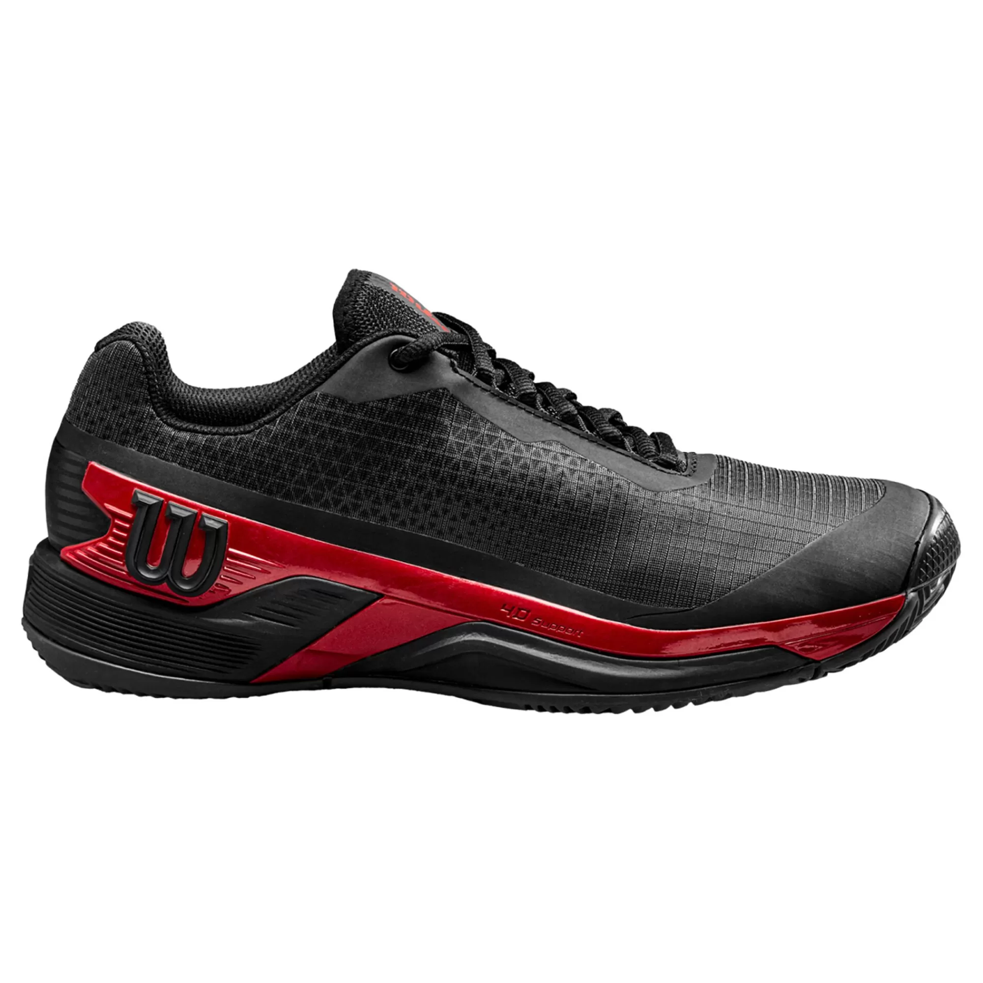 Rush Pro 4.0 Clash Clay Court Shoe Men - Black, Red>Wilson Sale