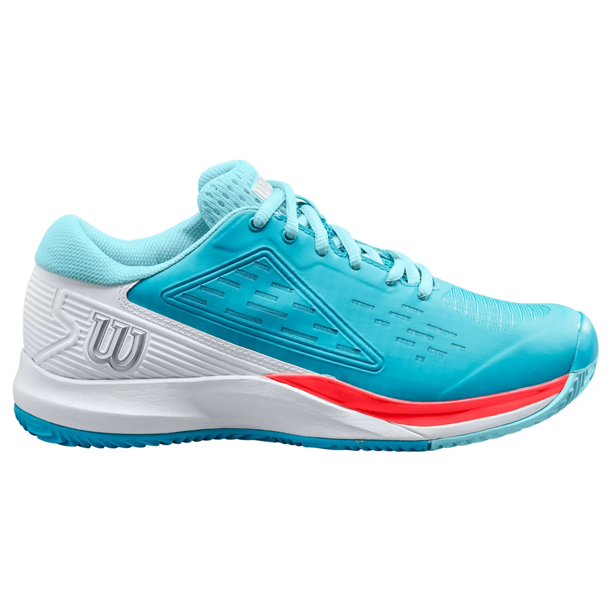 Rush Pro ACE Clay Court Shoe Women - Turquoise, White>Wilson Shop