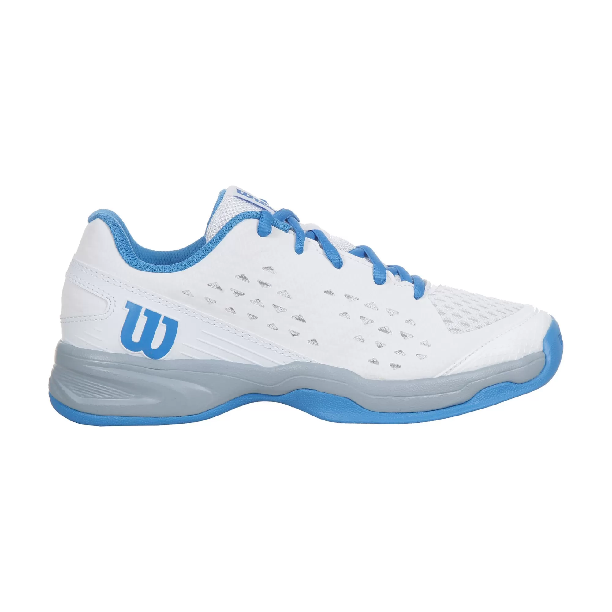 Rush Pro QL Carpet Shoe Kids - White, Black>Wilson Fashion