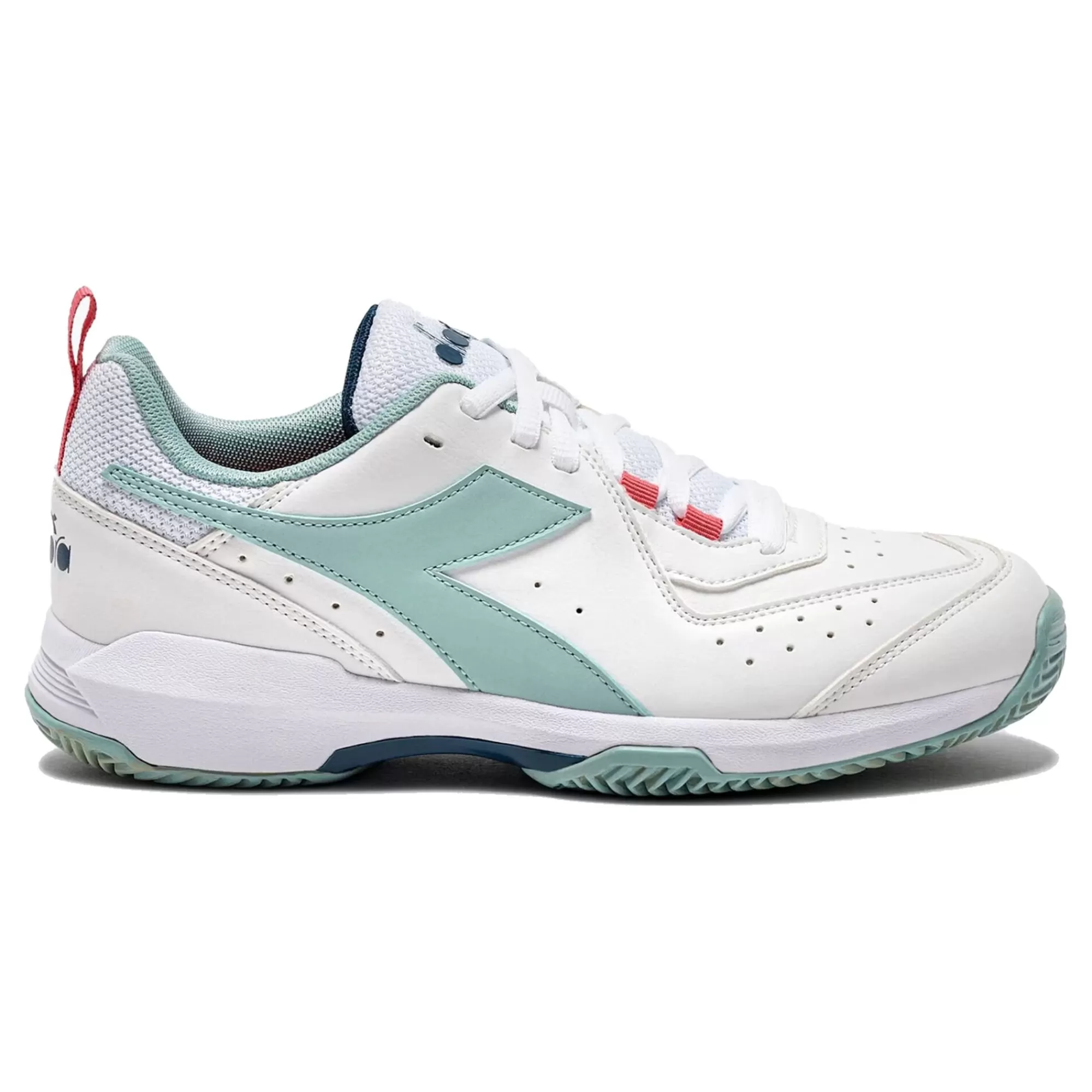 S. Challenge 5 Clay Court Shoe Women - White, Mint>Diadora Flash Sale