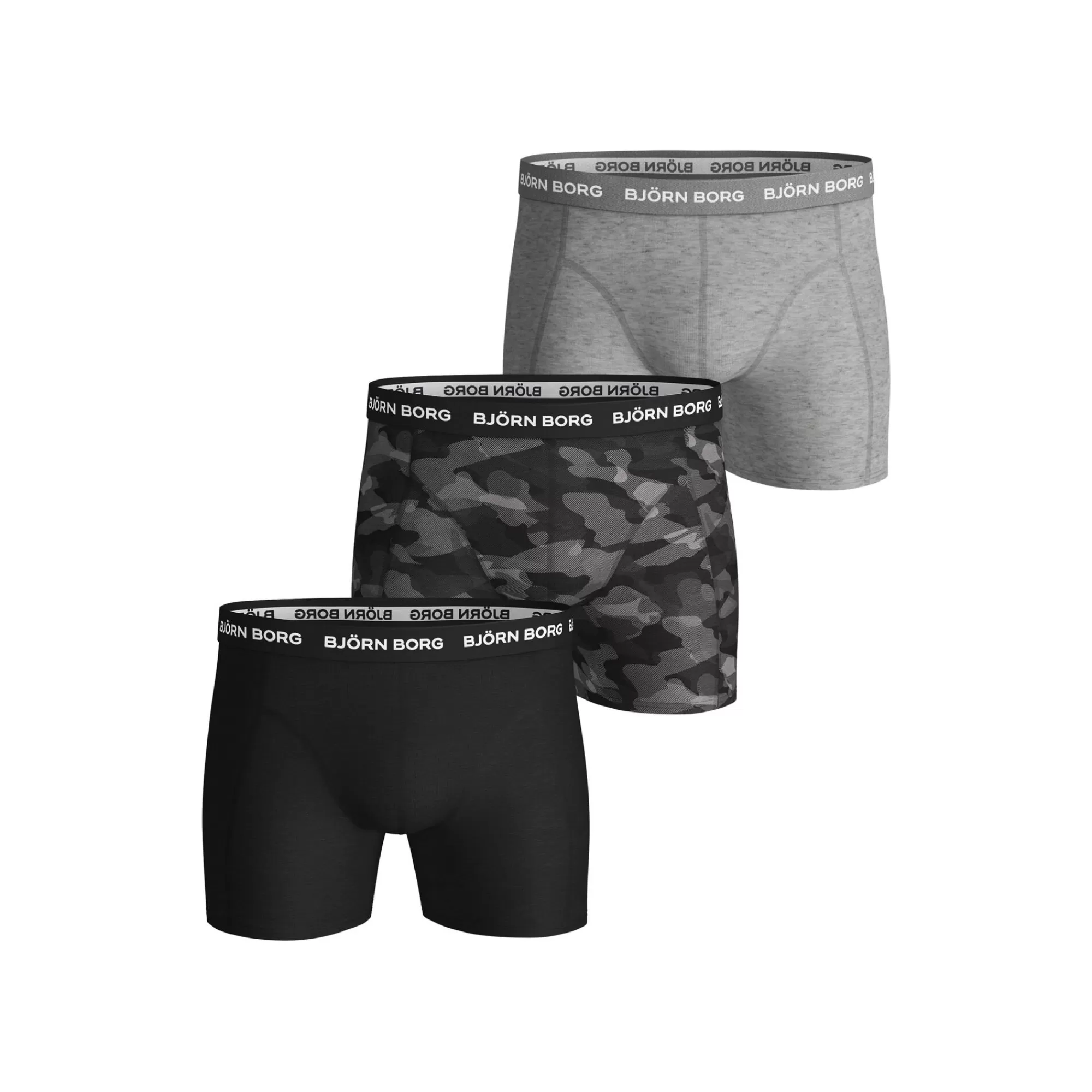 Sammy Boxer Shorts 3 Pack Men - Black, White>Björn Borg Cheap