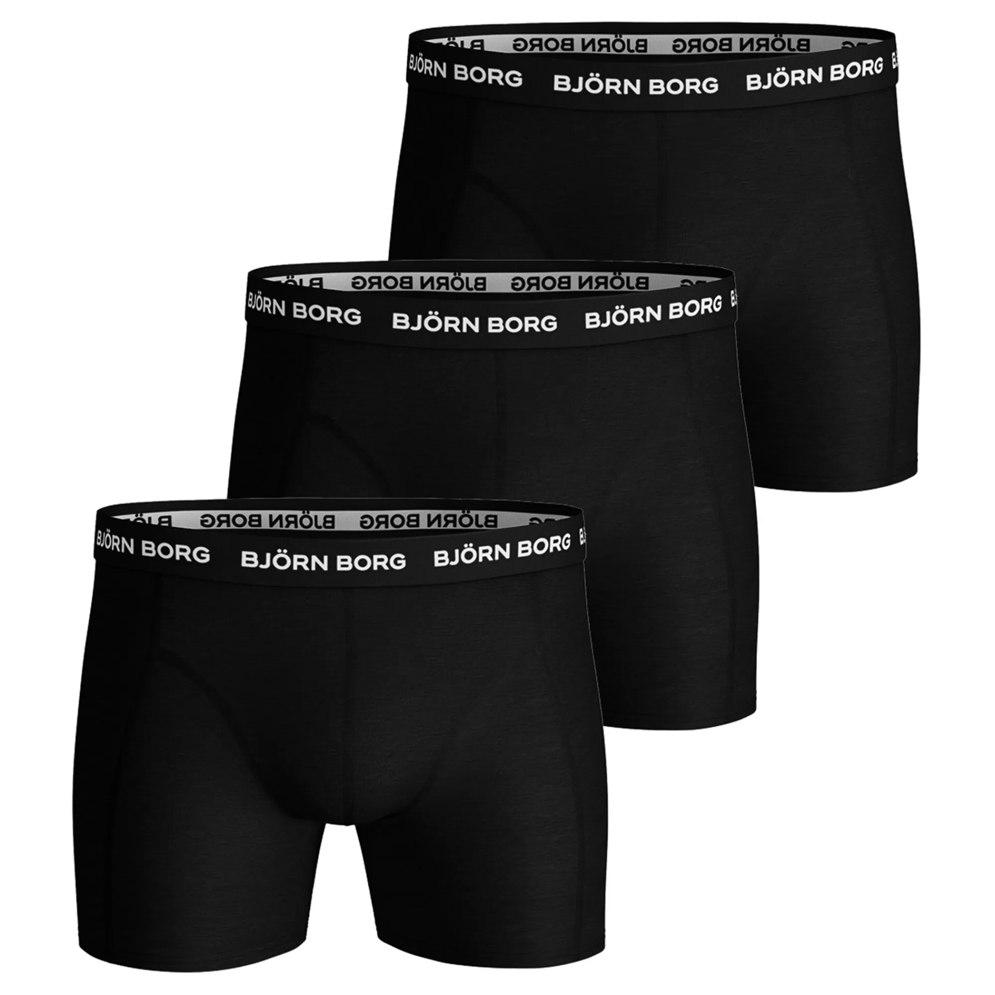Sammy Boxer Shorts 3 Pack Men - Black, White>Björn Borg Hot