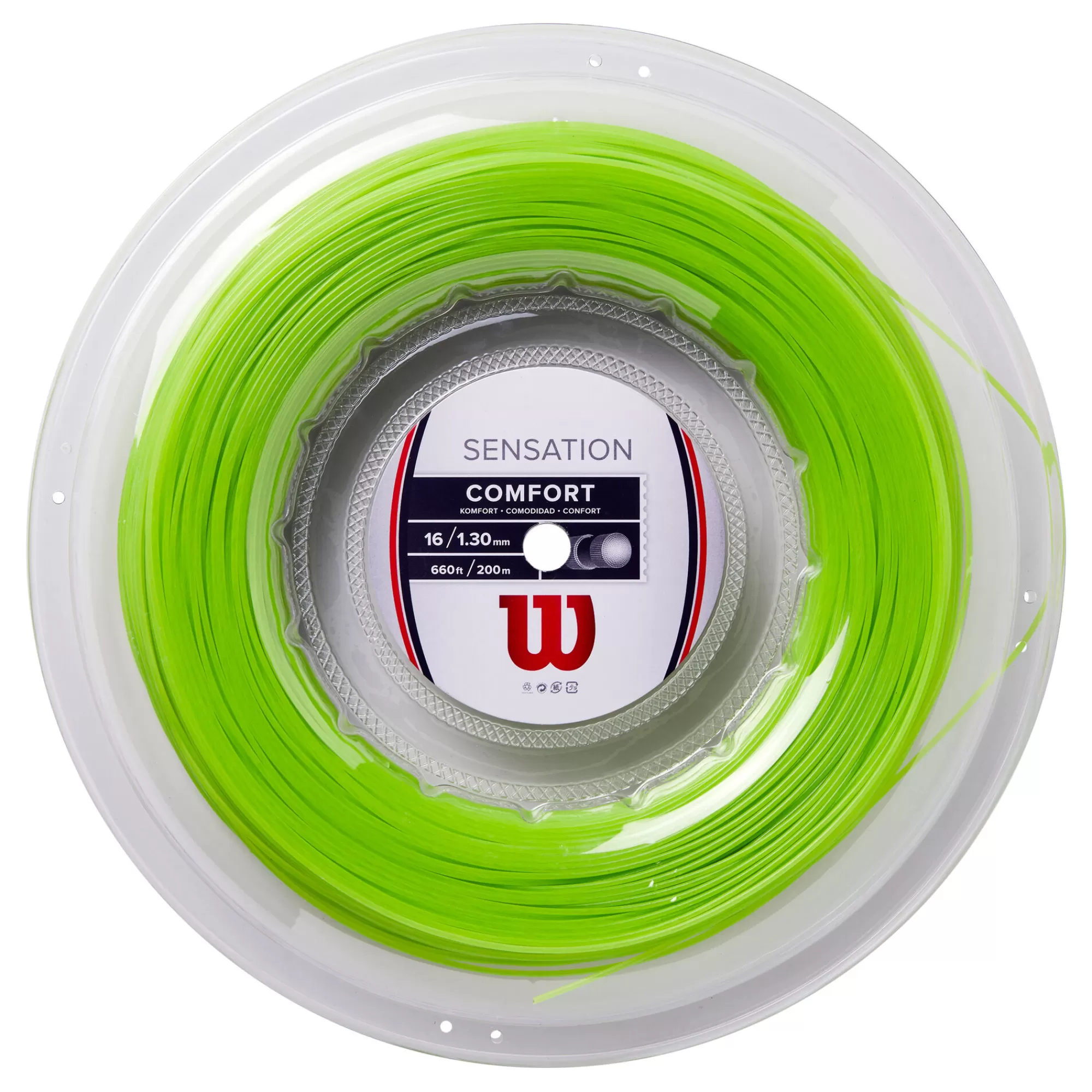 Sensation 16 200m String Reel - Neon Green>Wilson Discount