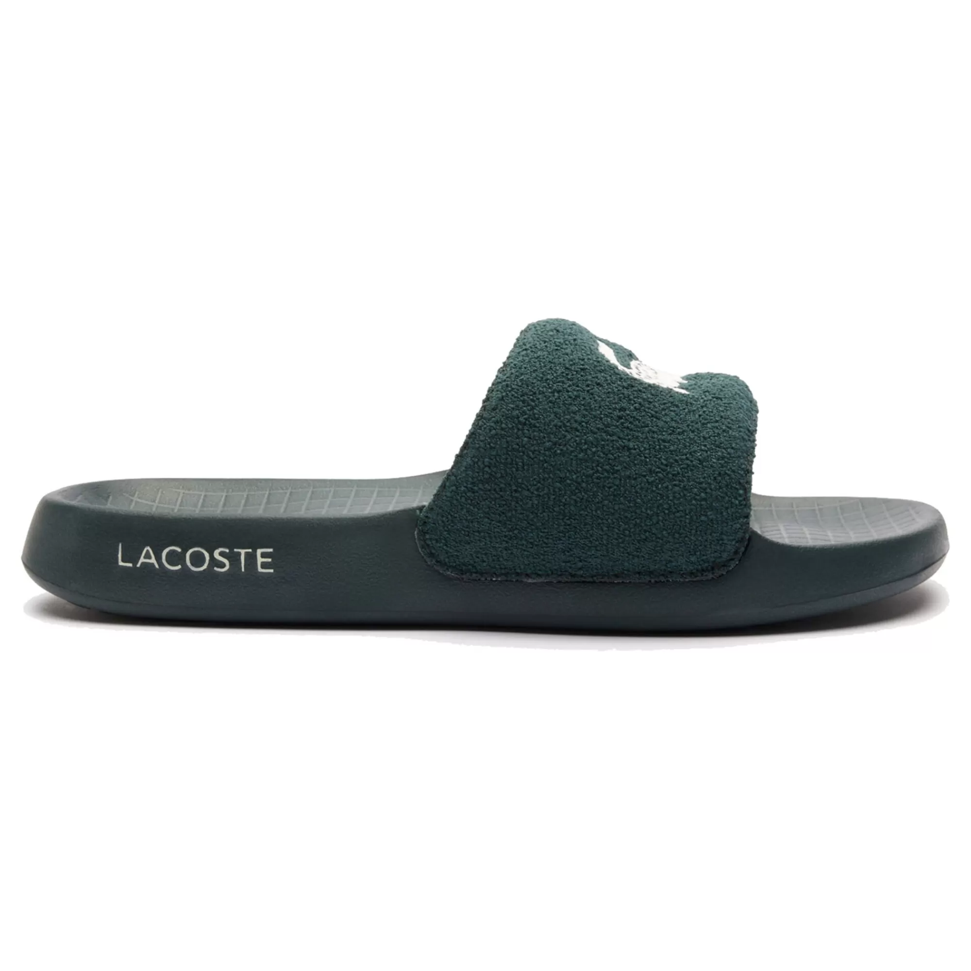 Serve Slide 1.0 Slippers Men - Dark Green>Lacoste Shop