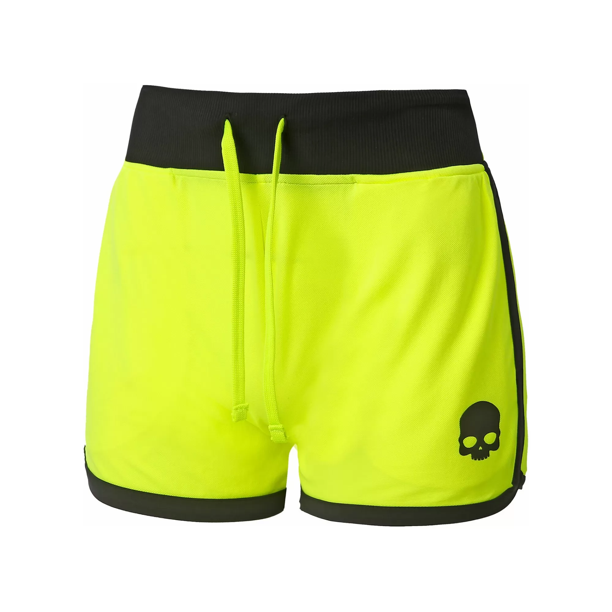 Shorts Women - Neon Yellow, Black>Hydrogen Hot