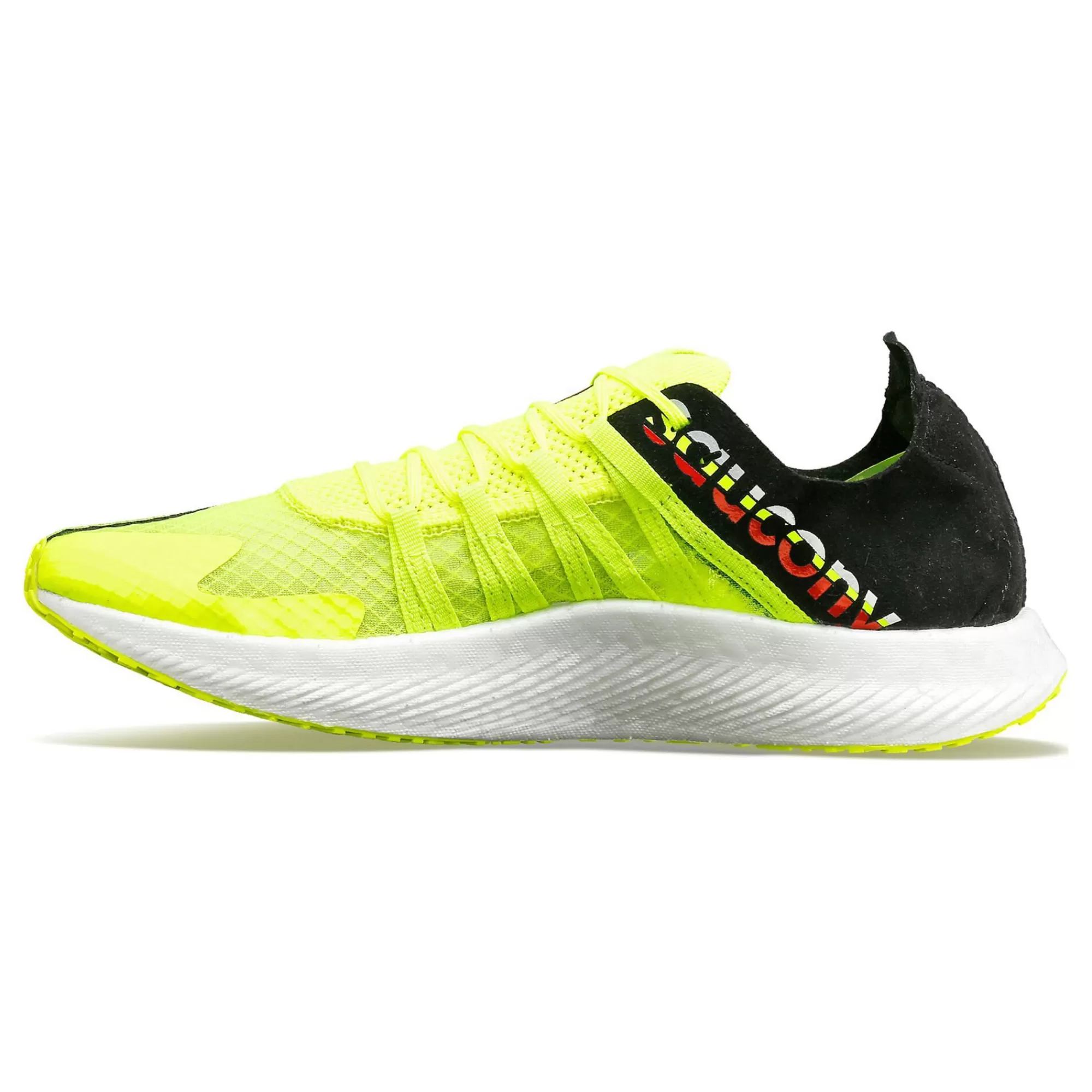 Sinister Competition Running Shoe Men - Neon Yellow, Black>Saucony New