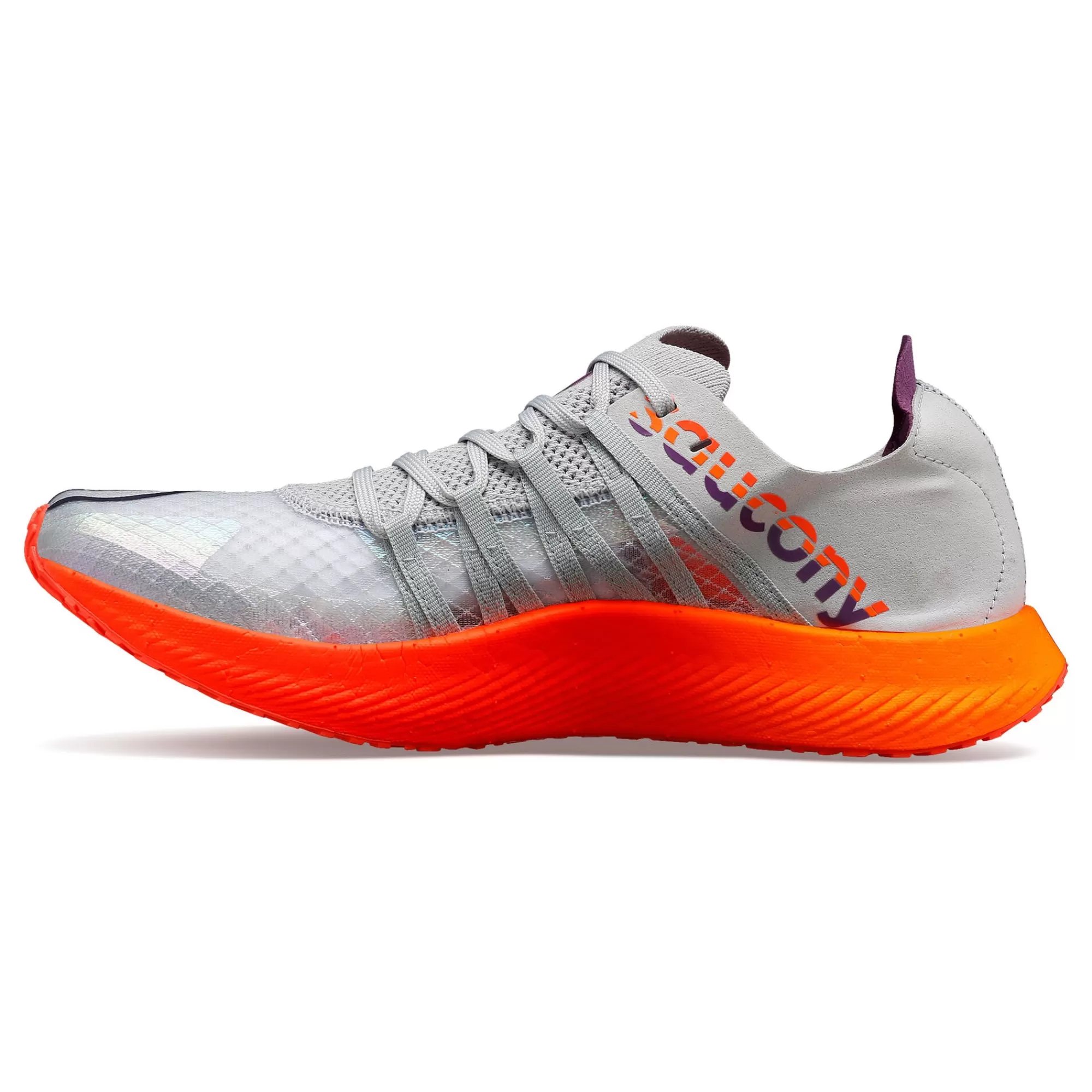 Sinister Competition Running Shoe Men - White, Orange>Saucony Discount