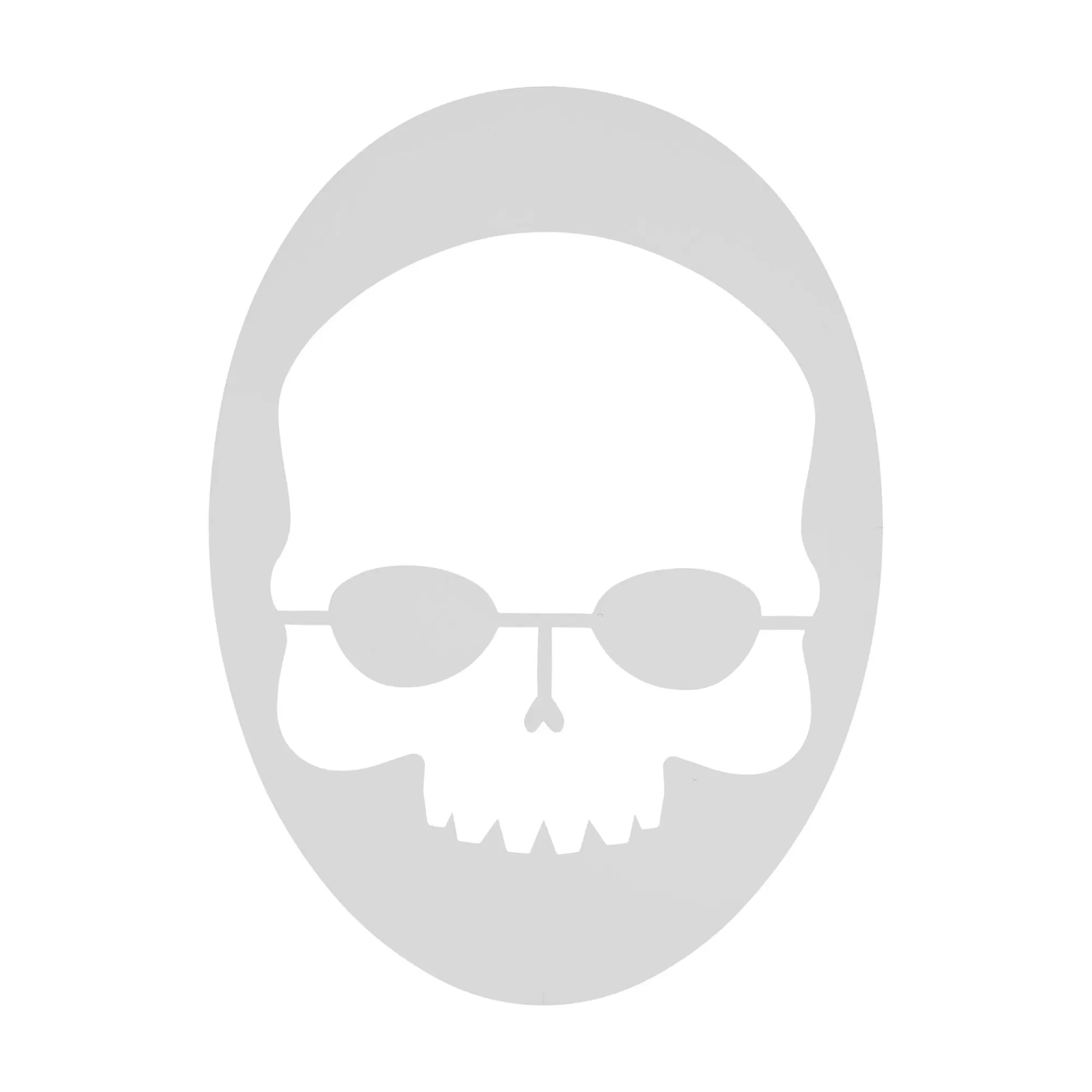 Skull Stencil Logo Stencil - White>Prince Outlet