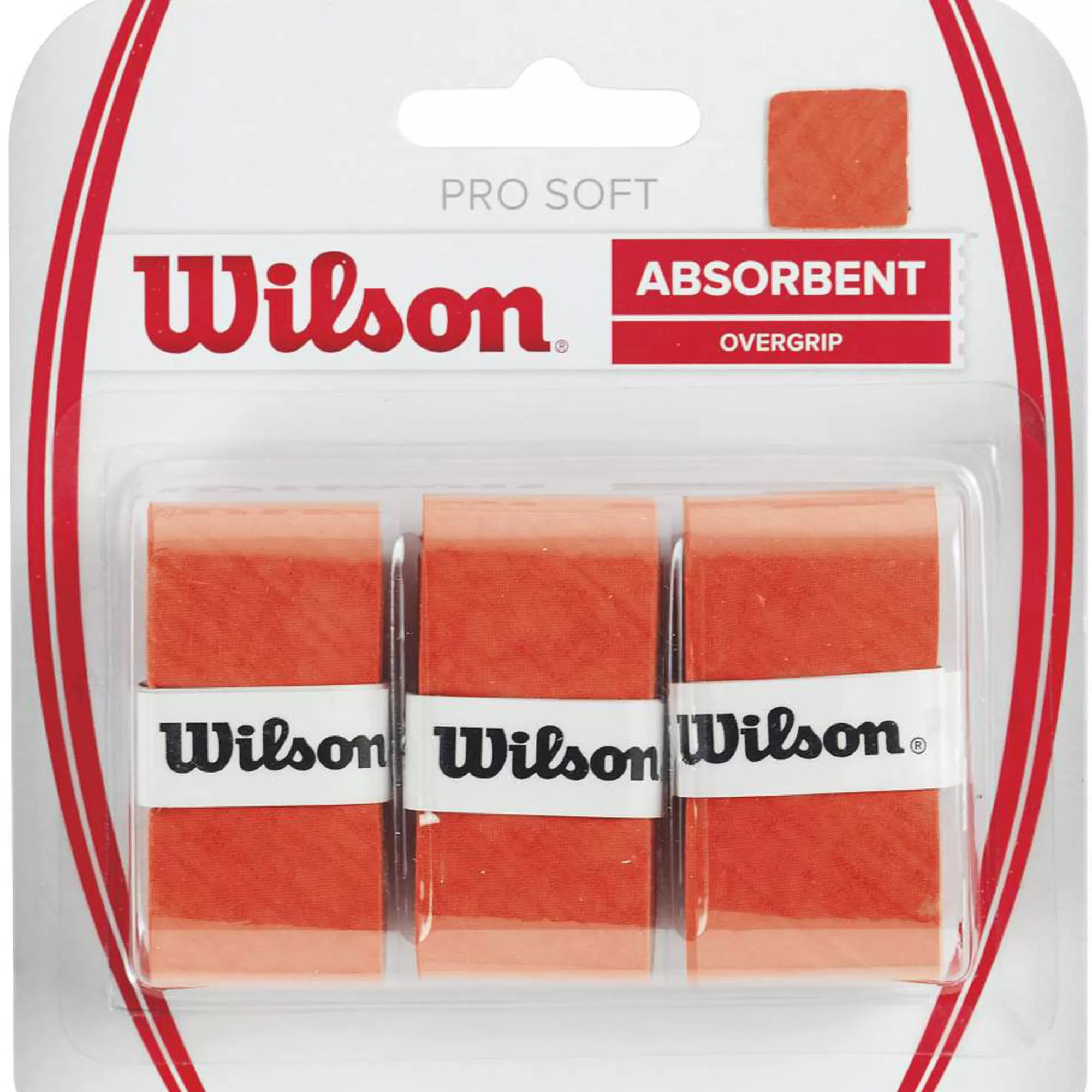 Soft Overgrip 3 Pack - Orange>Wilson Cheap