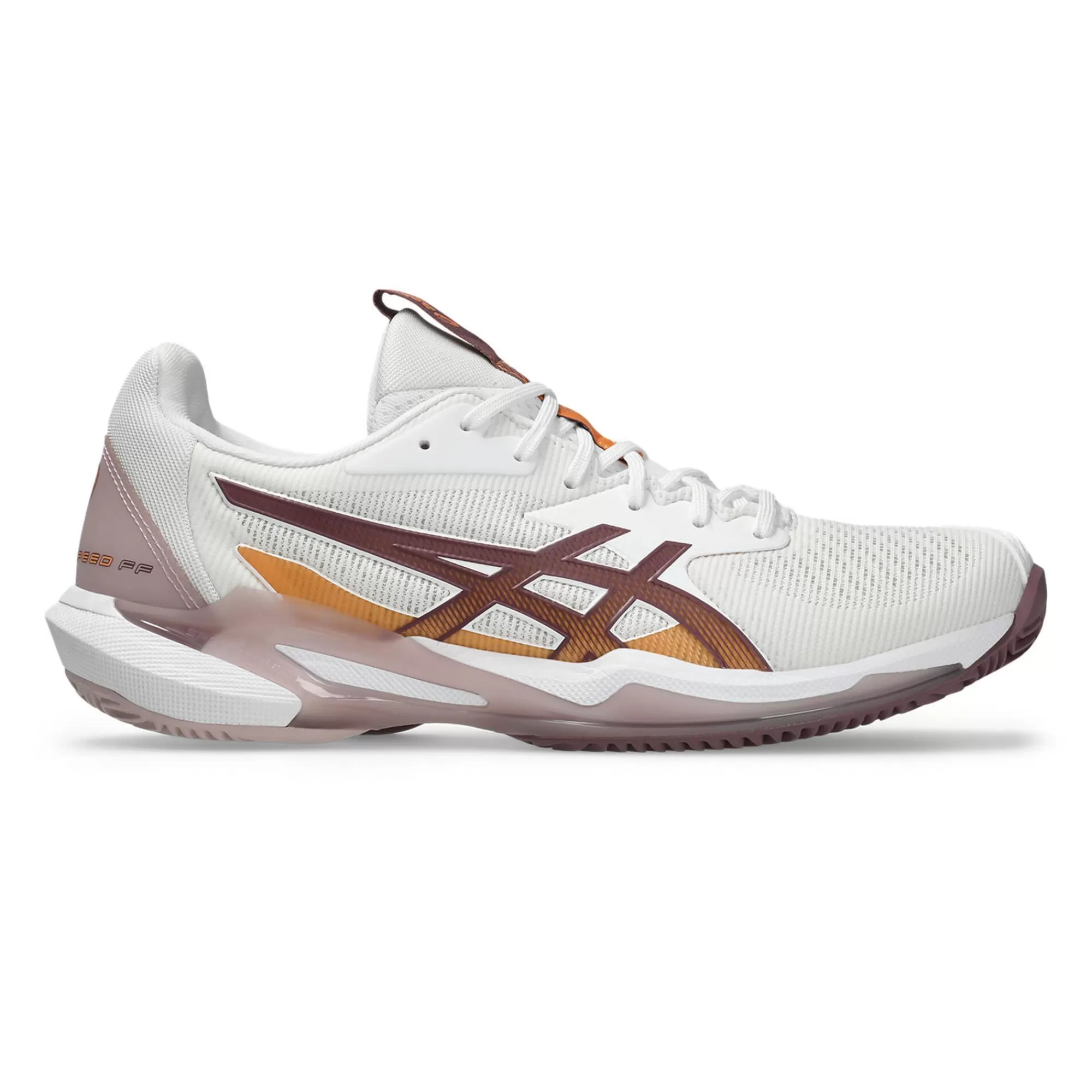 Solution Speed FF 3 Clay Court Shoe Women - White, Brown>ASICS Cheap